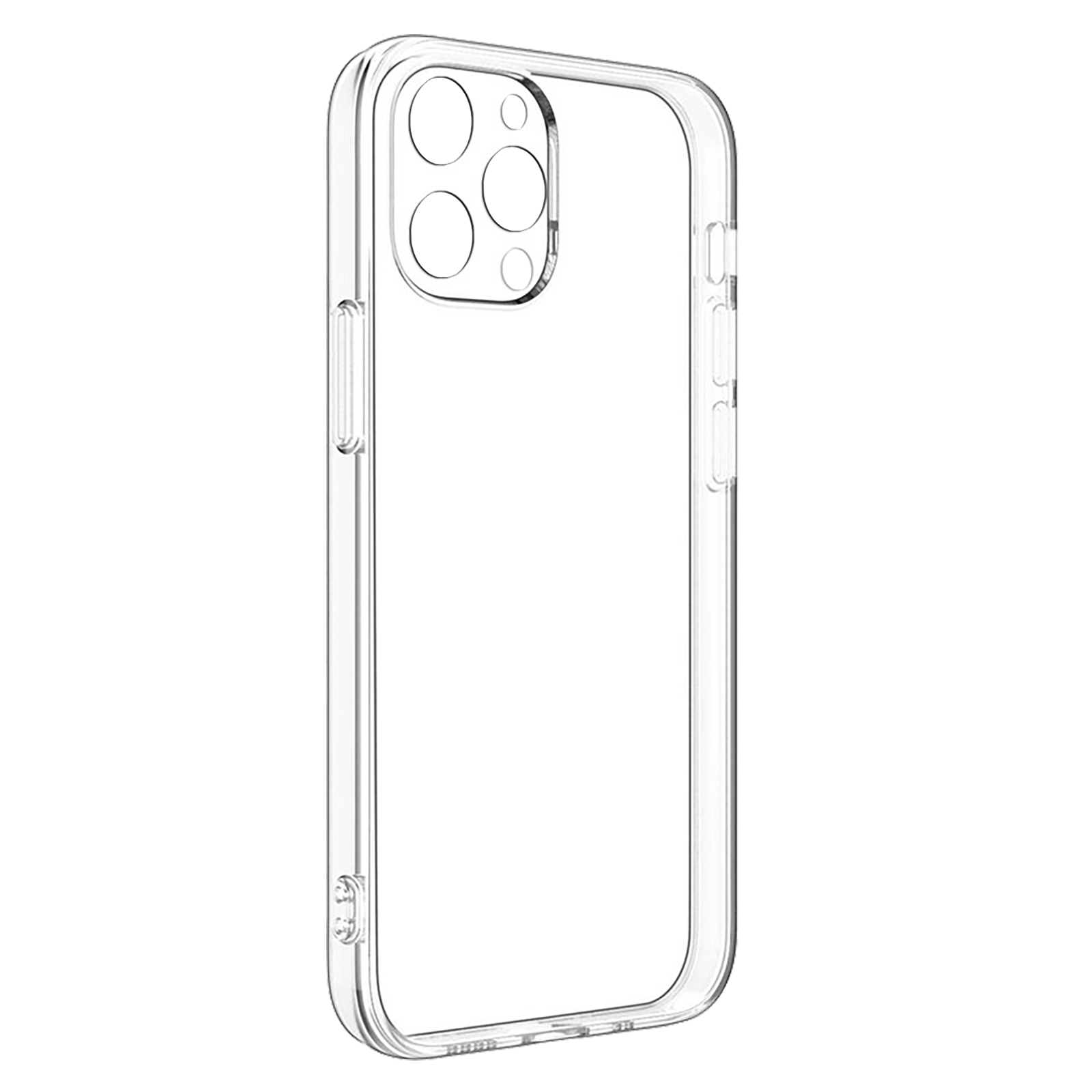 Vaku Luxos Silicon Back Case For iPhone 13 Pro Max (Scratch Resistant, VAKU-IPH13PMX-SLFCLR, Clear)