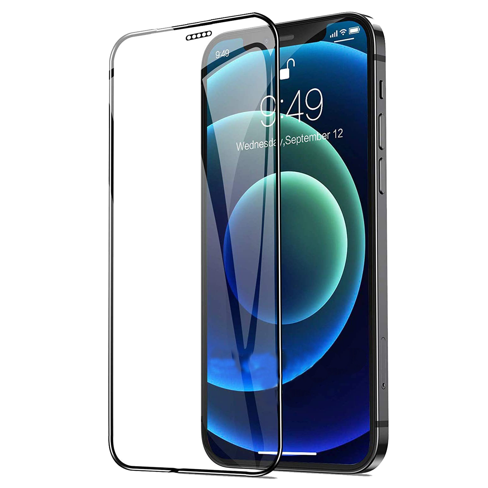 

Vaku Dustfilter 3D Screen Protector For Apple iPhone 13 Pro (9H Hardness, VAKU-IPH13P-DUSTFBK, Black), No color