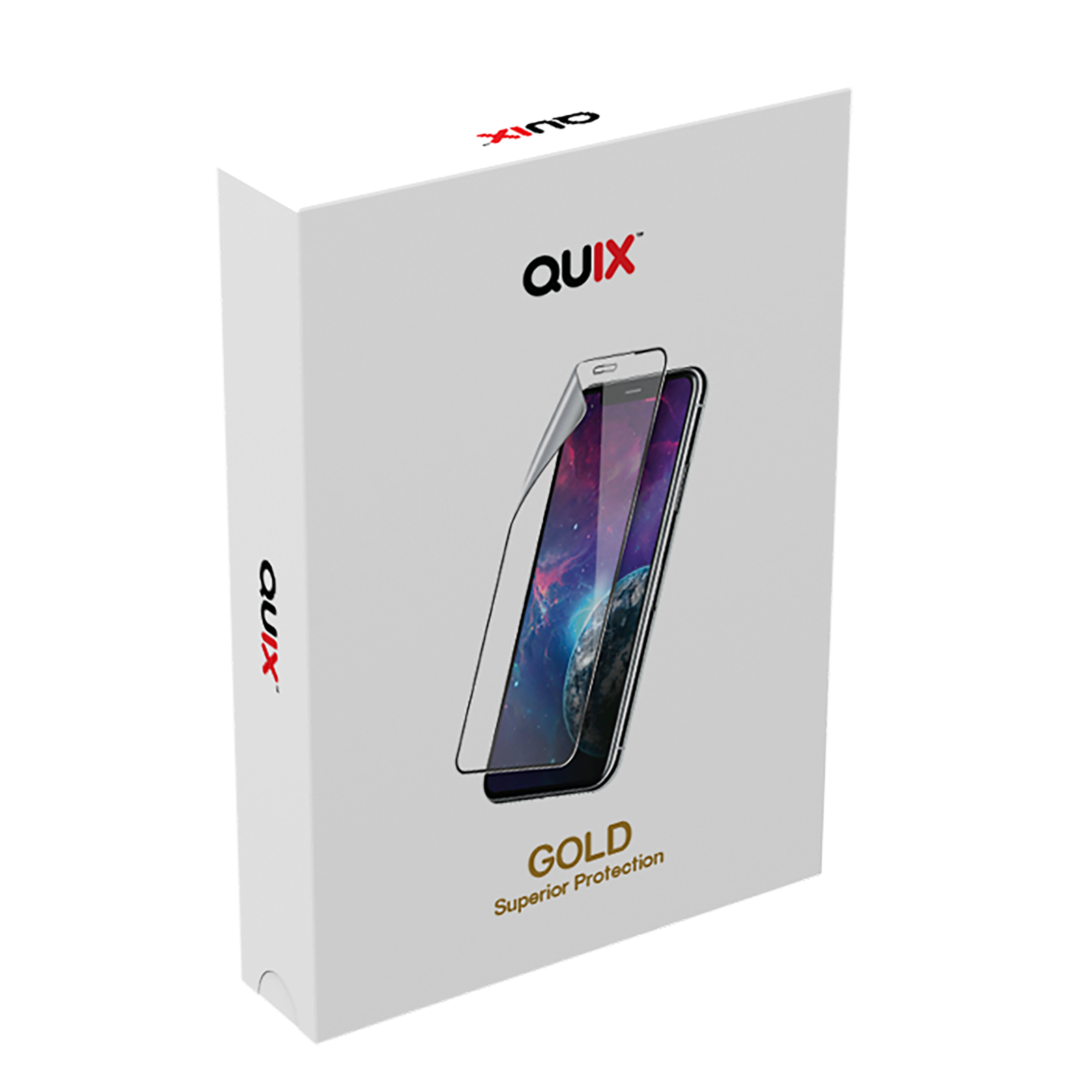 

Quix ODM Gold Screen Protector, No color