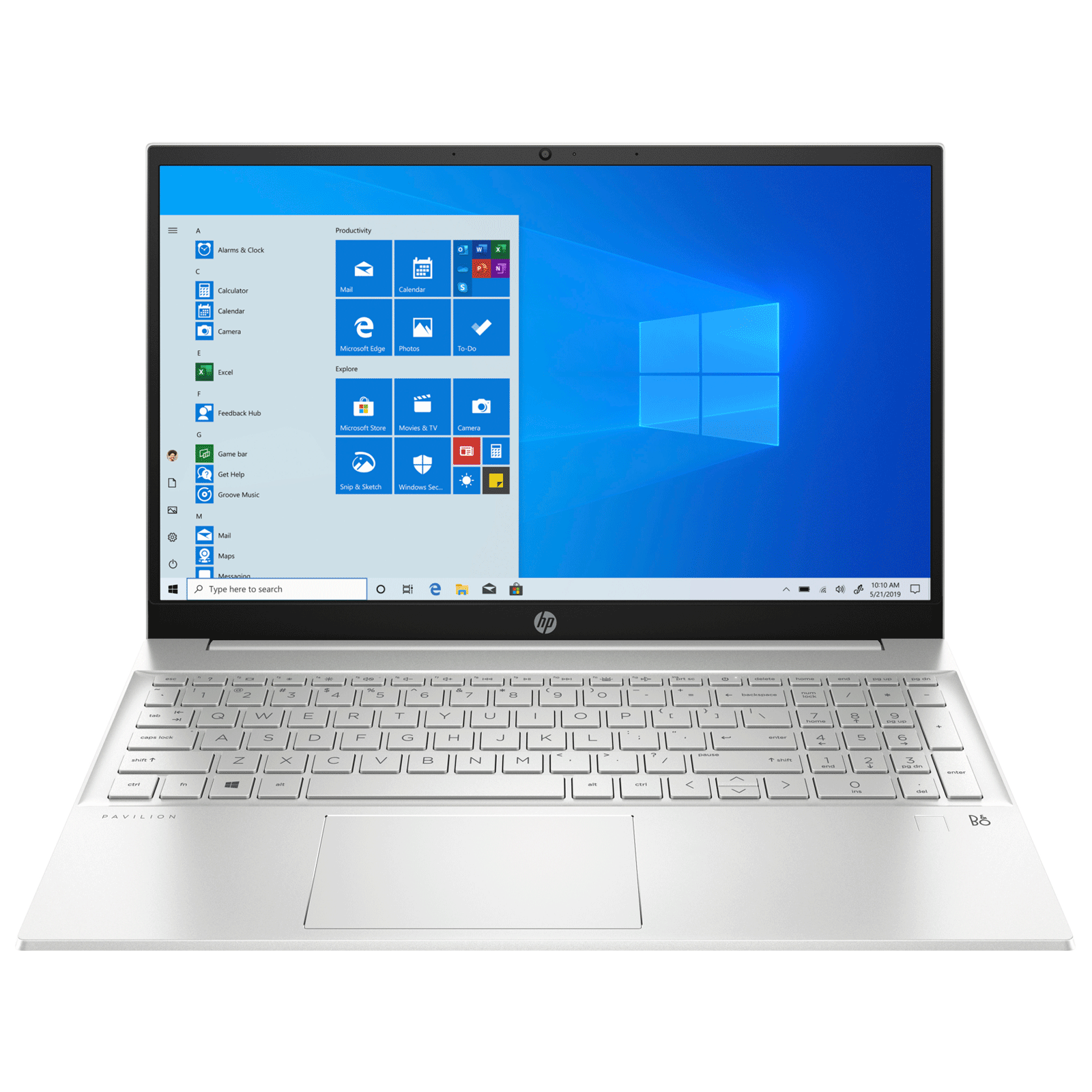 HP Pavilion 15-eh1103AU Ryzen 5 Windows 10 Home Laptop (16GB RAM, 512GB SSD, AMD Radeon Graphics, MS Office, 39.62cm, 4X7E8PA, Silver)_1