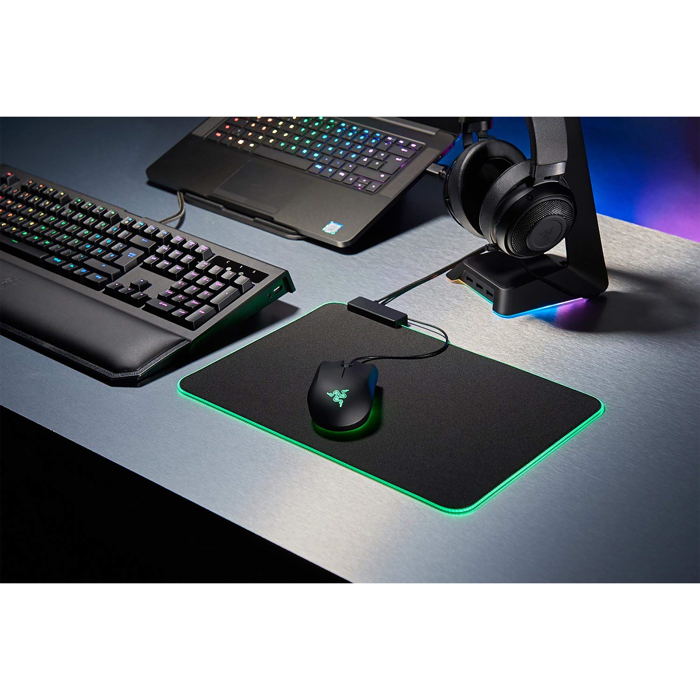 Razer RZ02-02500700-R3M1  Razer Goliathus Chroma Tappetino per mouse per  gioco da computer Nero