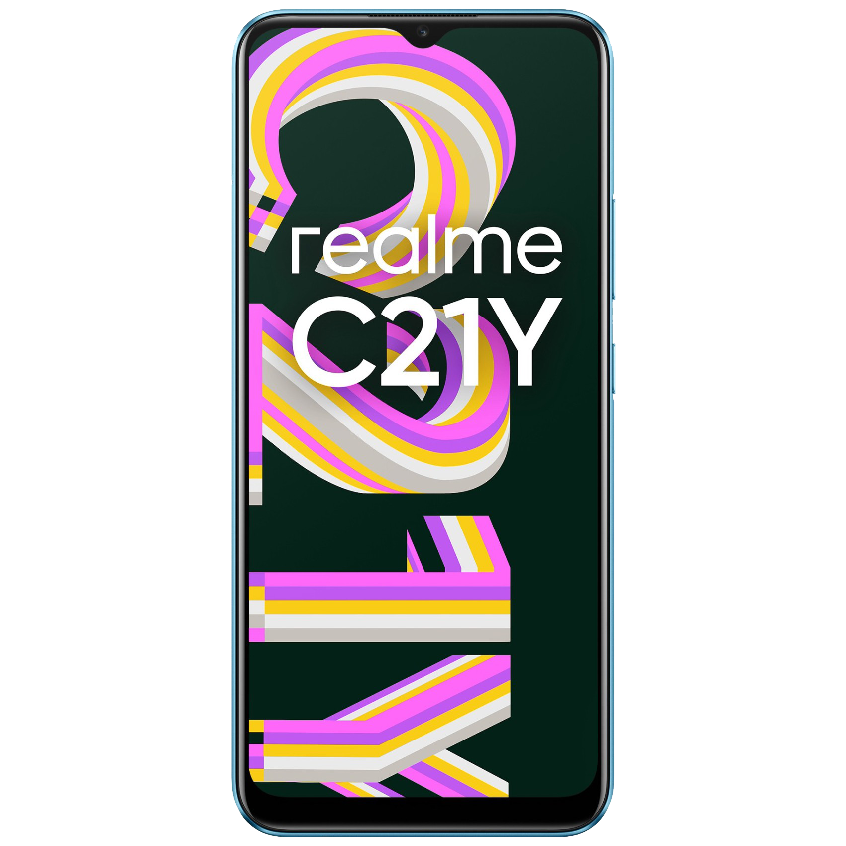 Realme C21Y (64GB ROM, 4GB RAM, RMX3263, Cross Blue)_1