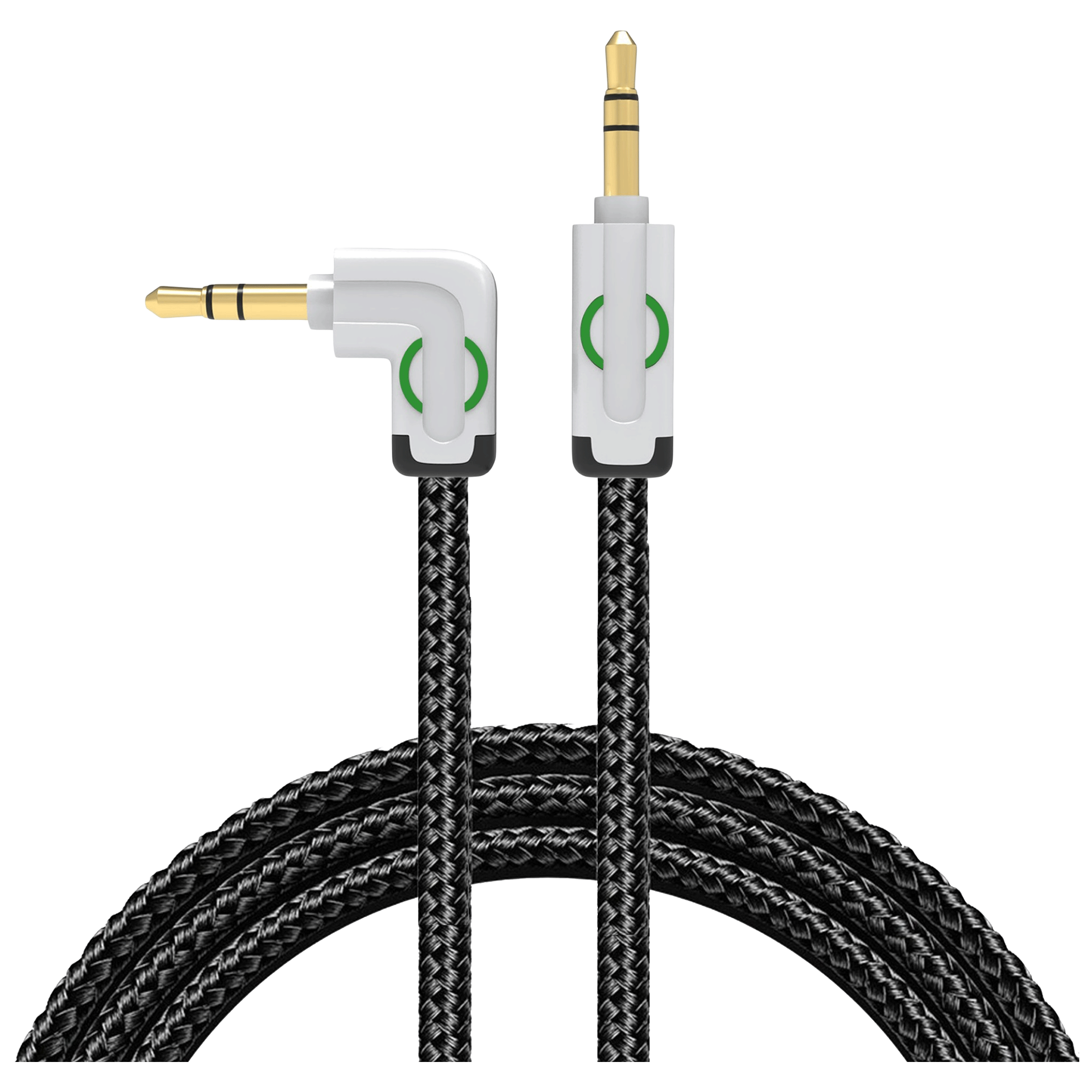 Bandridge U series 3.5mm Stereo to 3.5mm Stereo Audio Aux Cable (Oxygen free copper core, SMU00079, Black)_1