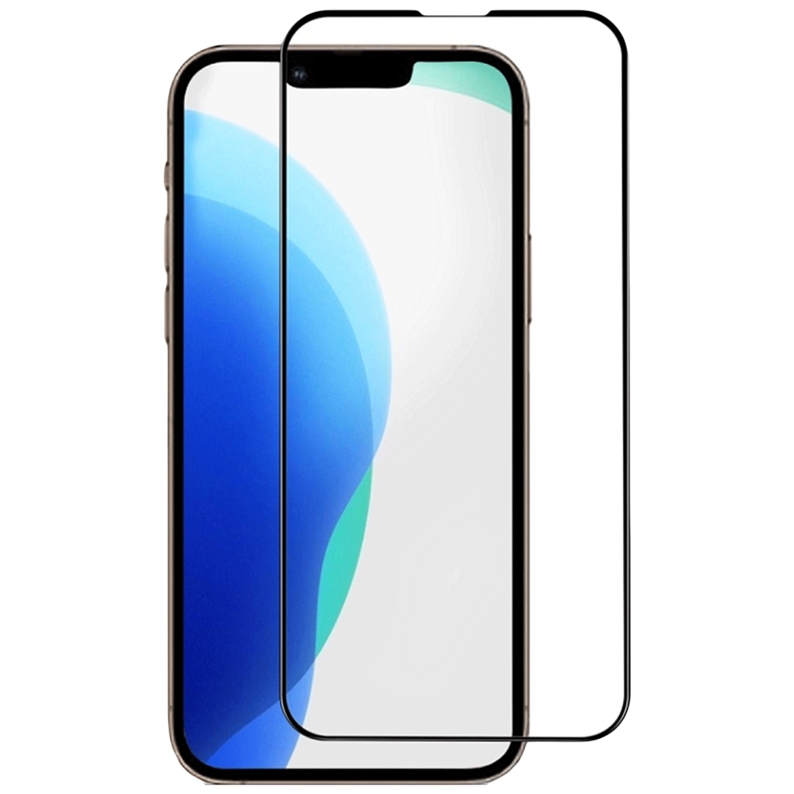 

Inbase 3D Tempered Glass Screen Protector For Apple iPhone 13 Pro Max (IB-1215, Clear), No color