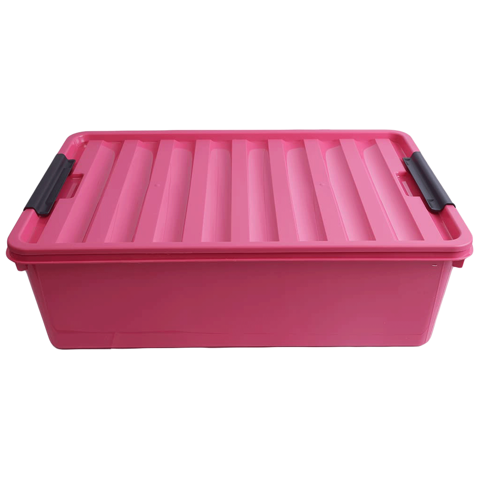 Lock & Lock Inplus 30 Litre Rectangular Polypropylene Storage Container (Easy Clip, INP112PN, Pink)_1