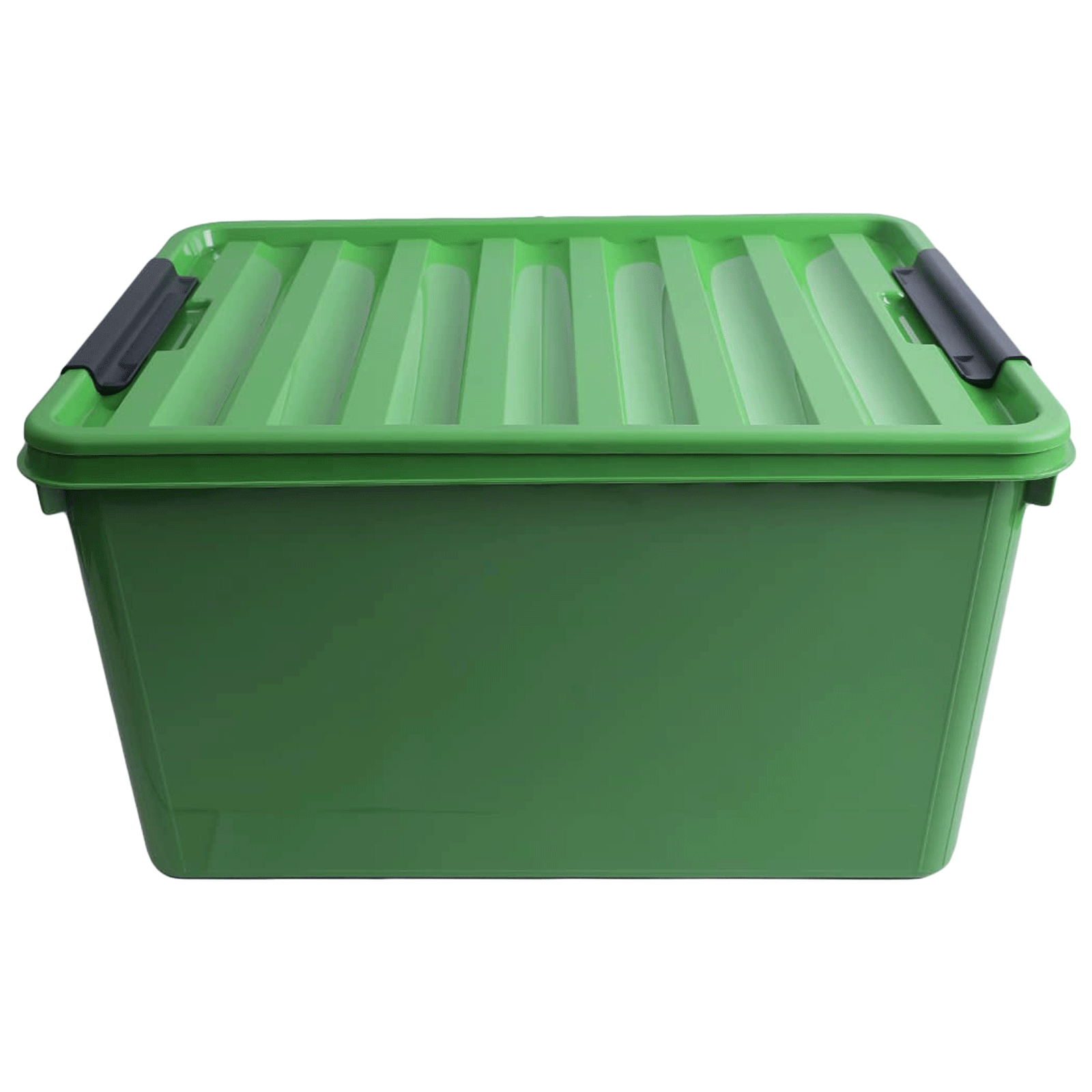 Lock & Lock Inplus 40 Litre Rectangular Plastic Storage Container (Easy Clip, INP114GN, Green)_1
