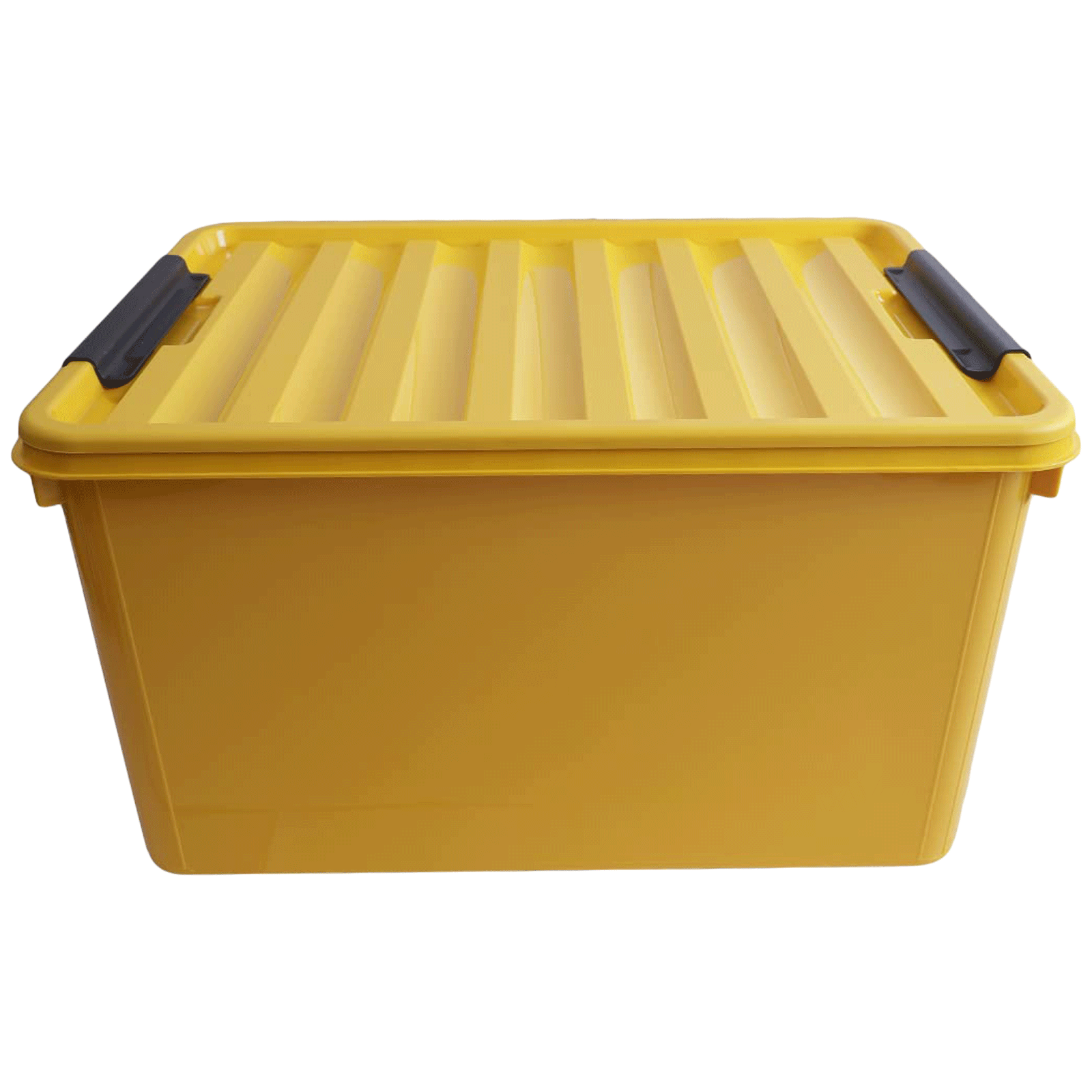 Lock & Lock Inplus 40 Litre Rectangular Plastic Storage Container (Easy Clip, INP114YL, Yellow)_1