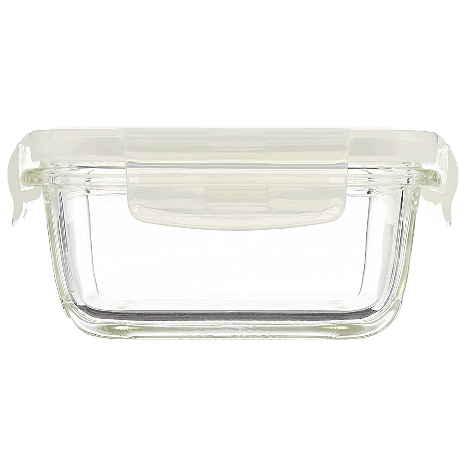 Lock & Lock 300 ml Square Glass Storage Container (Heat Resistant, LLG203, Transparent)_1