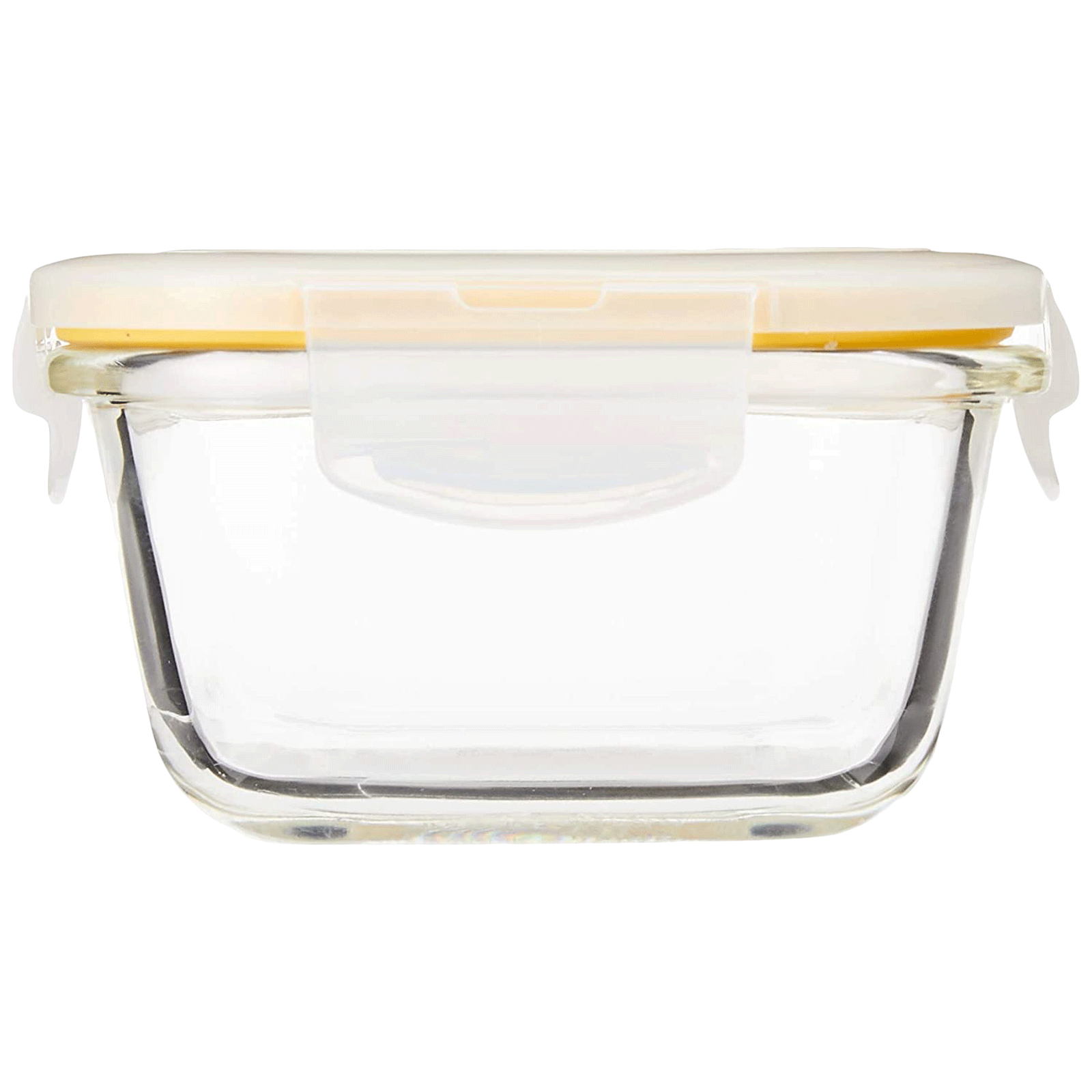 Lock & Lock Ovenglass 300 ml Square Glass Storage Container (Steam Hole, LLG205T, Transparent)