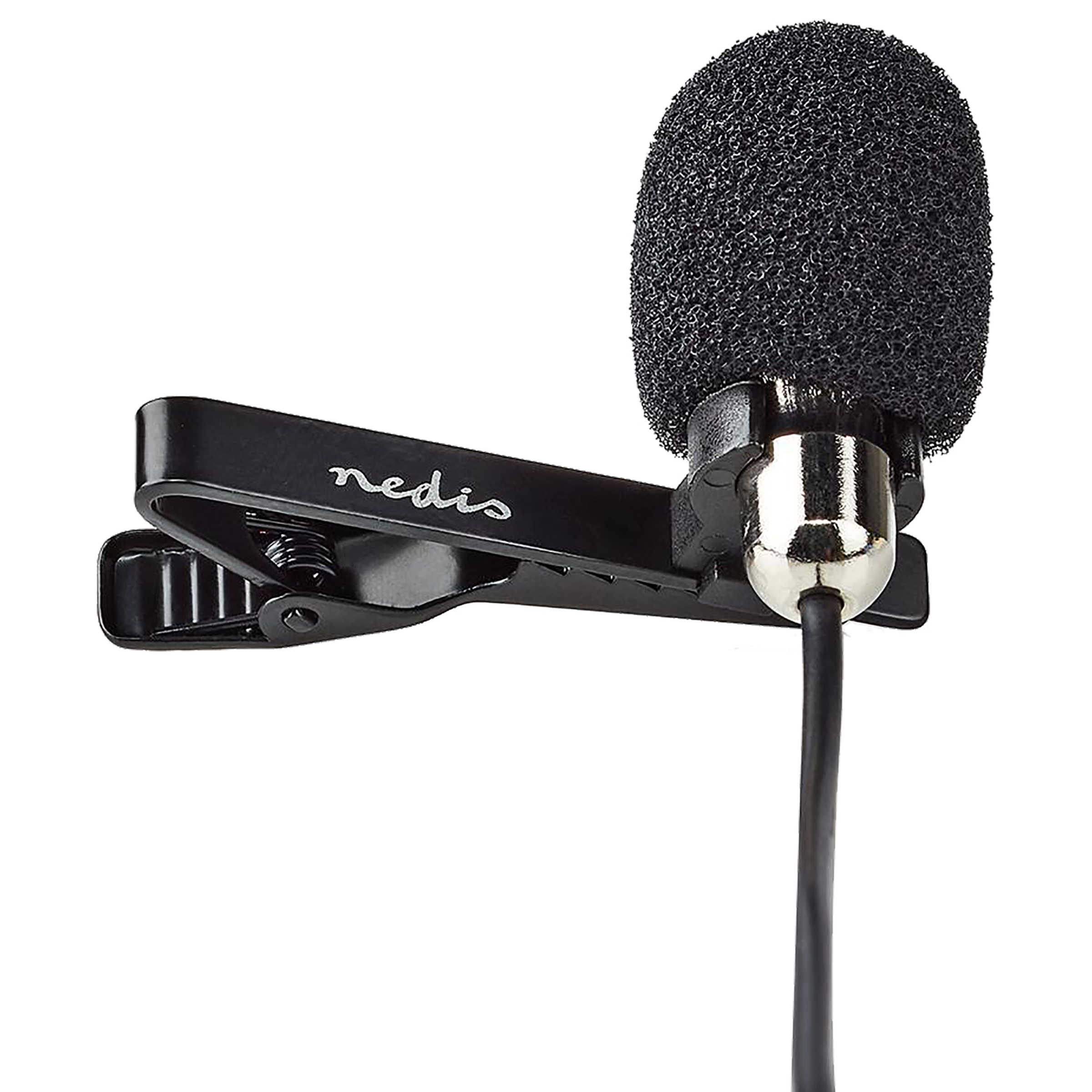 Nedis Hanging Wired Microphone (Versatile, MICCJ105BK, Black Chrome)_1
