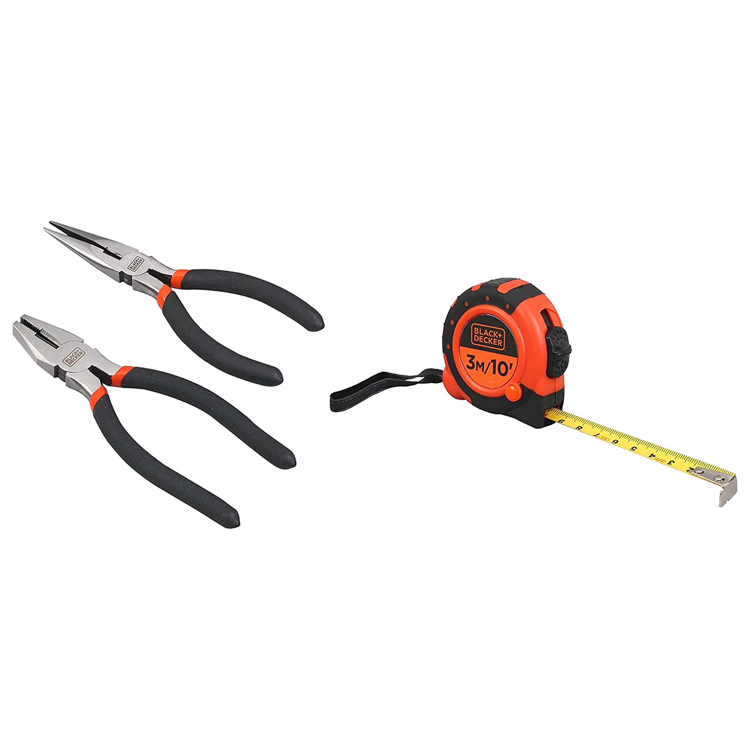 Buy Black & Decker BMT108C Hand Tool Kit (Tools Are Securely Housed,  Orange) Online - Croma