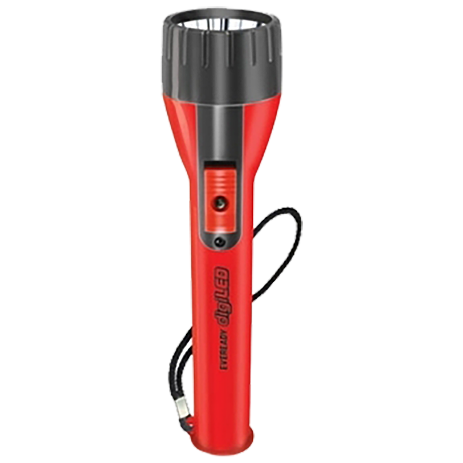 Eveready Conica 0.75 Watts LED Torch (120 Lumens, Intense White Light, EVE DL07, Red/Black)