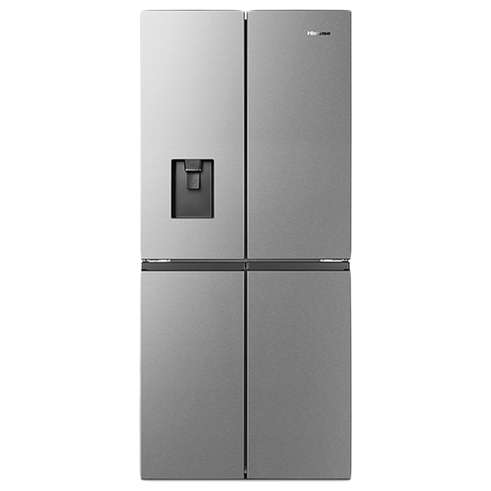Hisense Pure Flat Series 507 Litres Dual Cooling System Inverter Side by Side Door Refrigerator (Holiday Mode, RQ507N4SSVW, Silver)