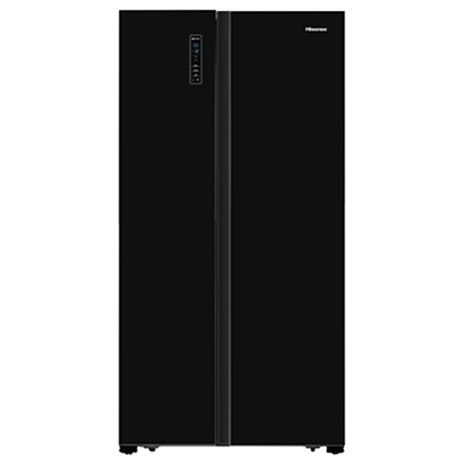 Hisense 690 Litres Frost Free Side by Side Door Refrigerator (Removable Twist Ice Maker, RS60D4AGN, Black)_1