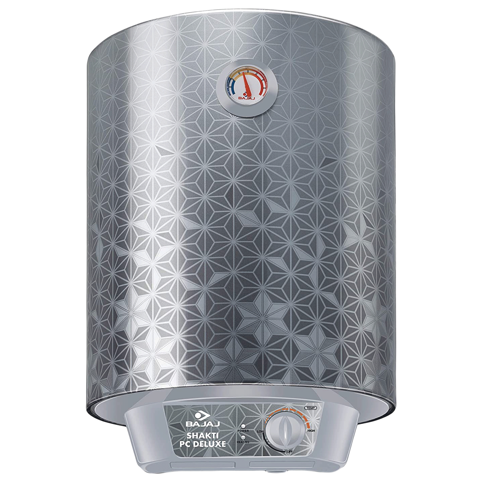

Bajaj Shakti PC Deluxe 15 Litres 4 Star Storage Water Heater (2000 Watts, 150771, Multicolor), No color