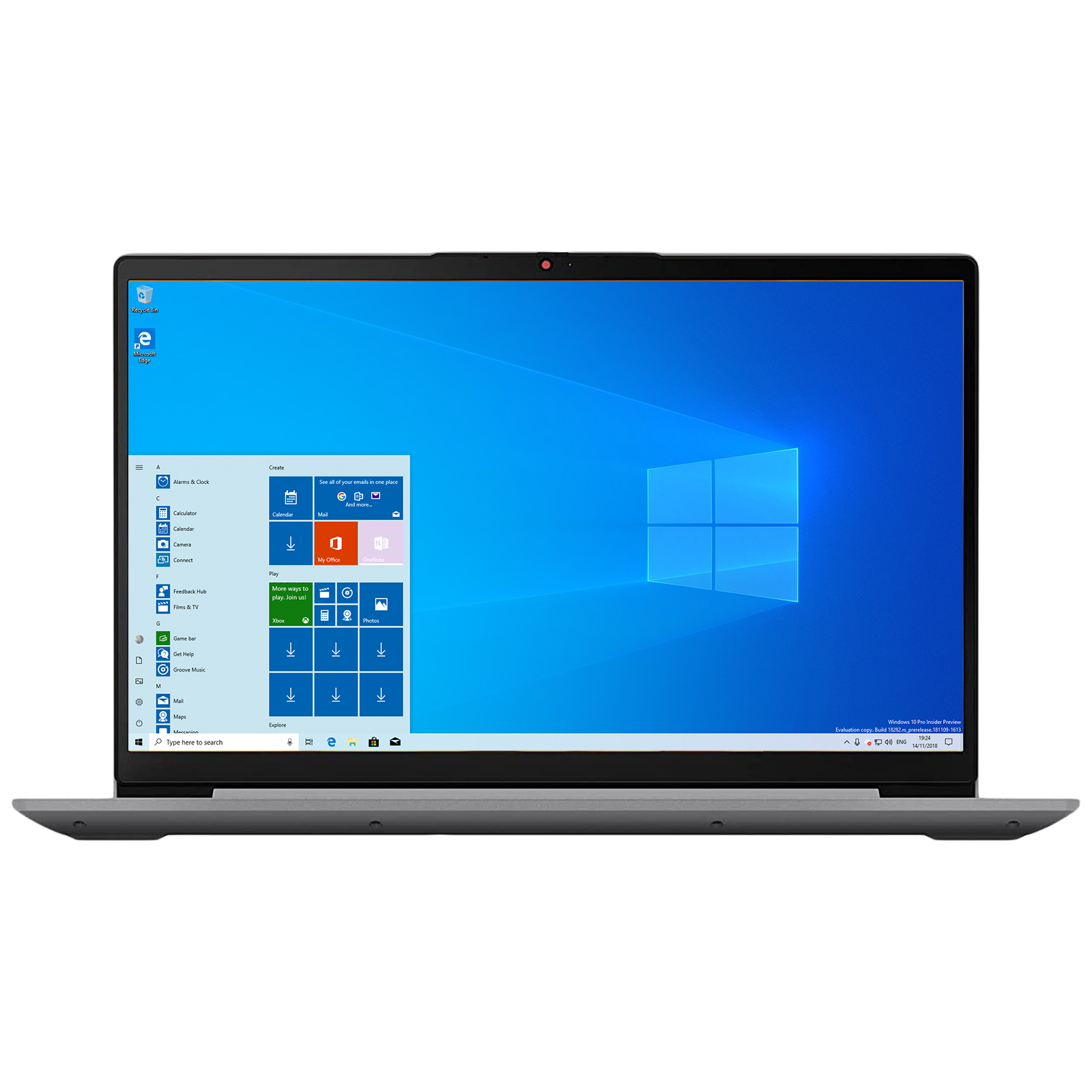 lenovo - lenovo IdeaPad Slim 3 11th Gen Core i5 Windows 10 Home Thin and Light Laptop (8GB RAM, 512GB SSD, Intel Iris Xe Graphics, MS Office, 39.62cm, 82H801KAIN, Arctic Grey)