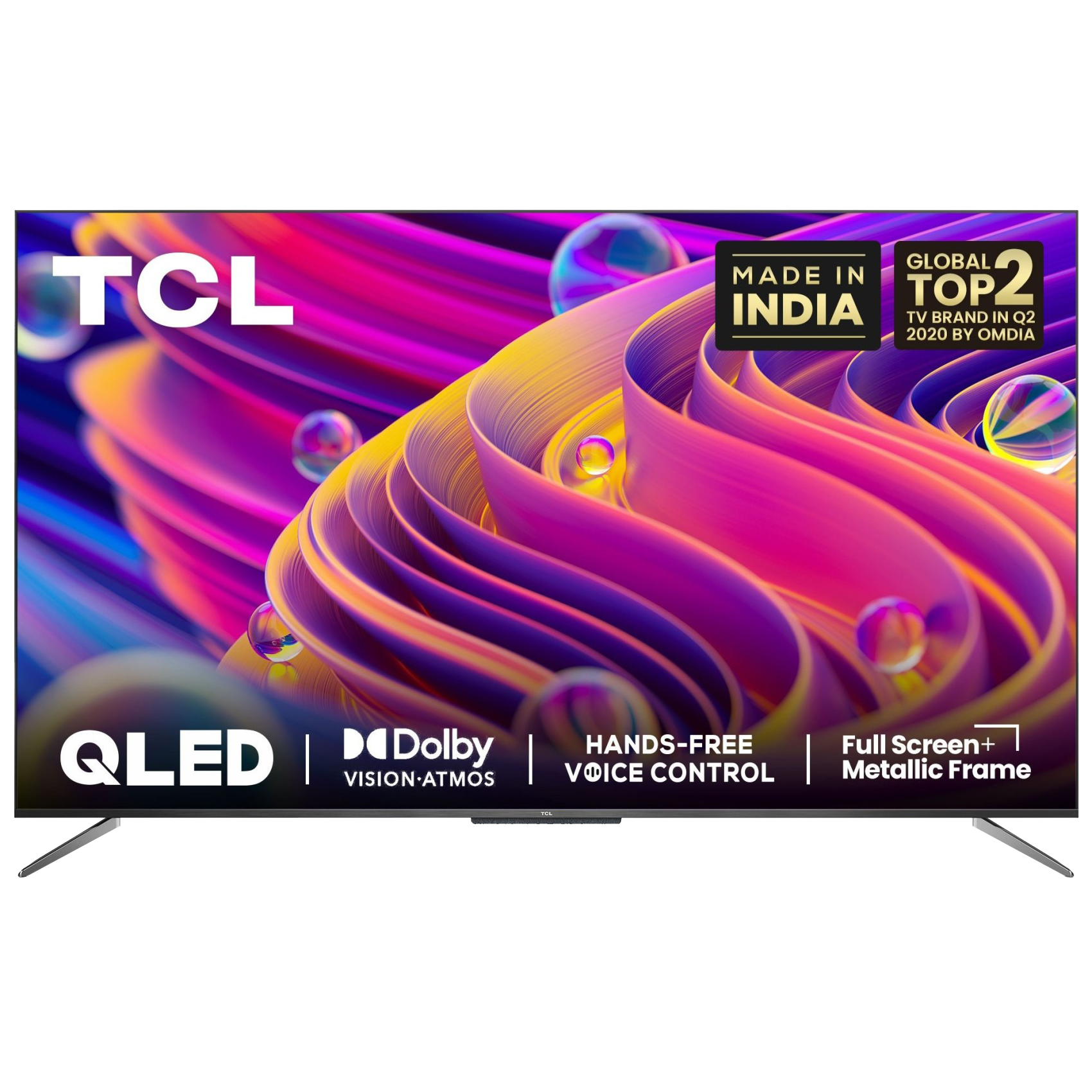 TCL C715 127cm (50 Inch) 4K Ultra HD QLED Android Smart TV (Quantum Dot Technology, 50C715, Black)_1