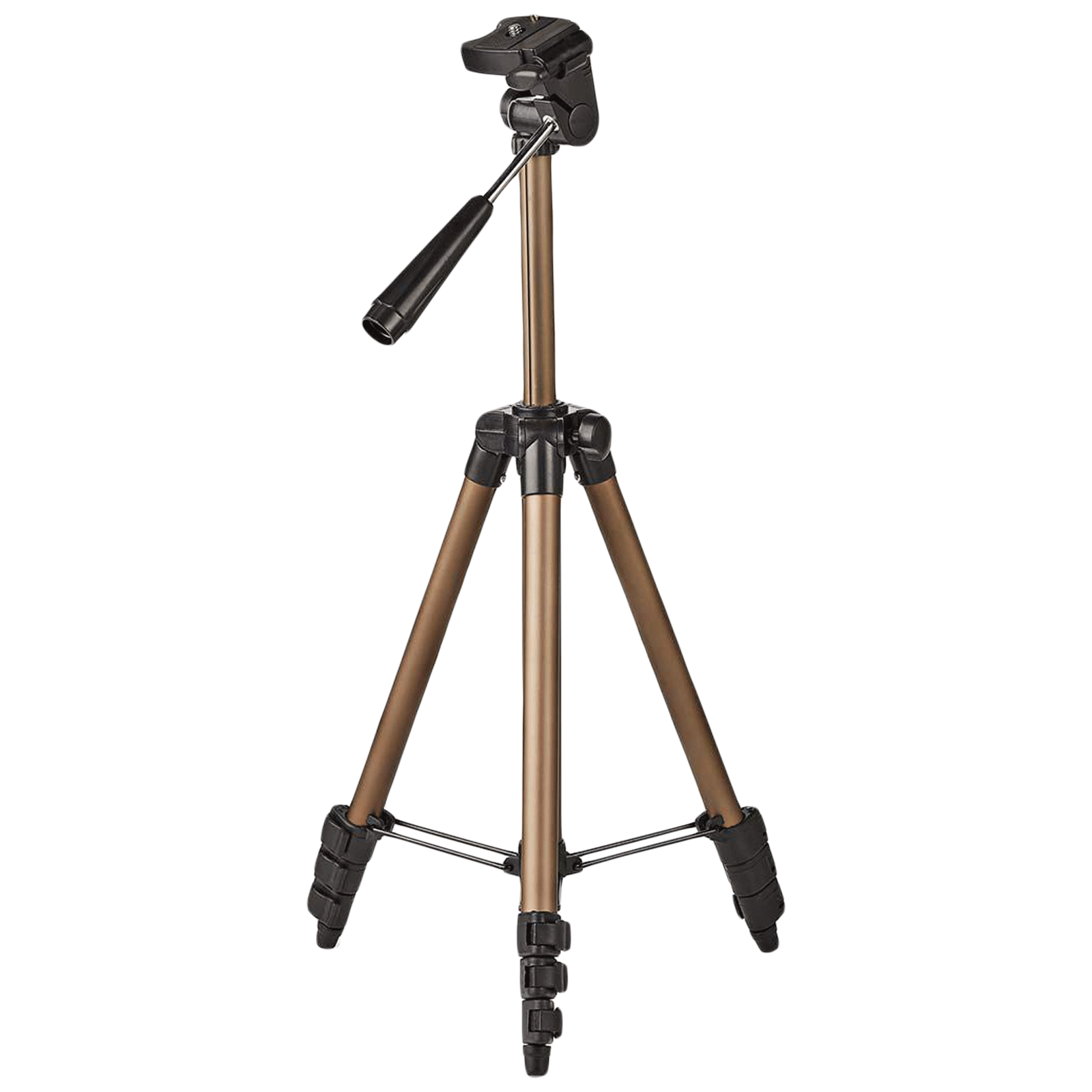 Nedis Adjustable 106 cm Tripod For Mobile Phones and Camera (Up to 1.5Kg, Extra Hook for Extra Weight, TPOD2000BZ, Black)_1