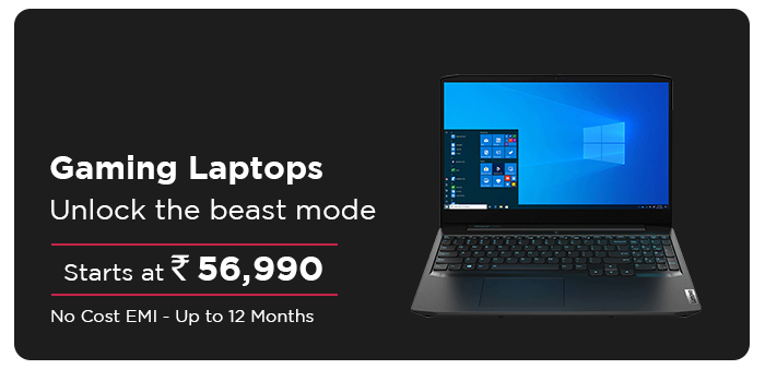 Gaming Laptop Starting at Rs. 56,990
