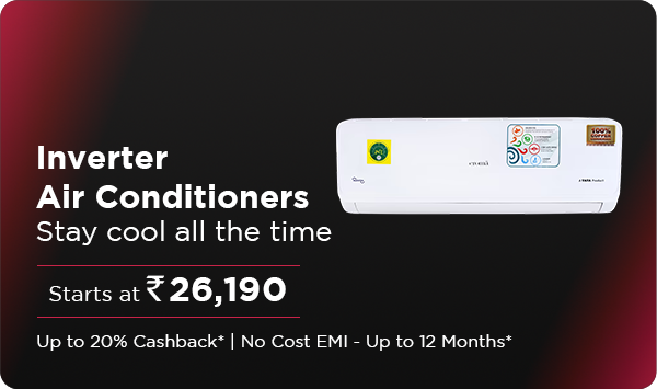 Inverter Air Conditioners Starting at Rs. 26,190