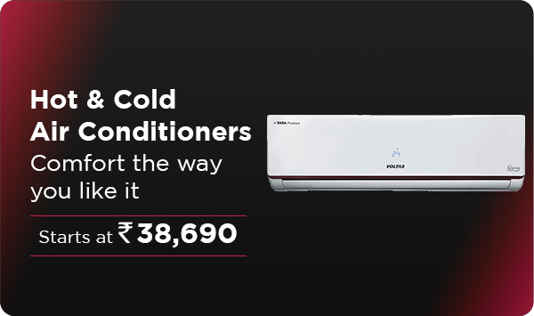 Hot and Cold Ac Starting at Rs. 38,690