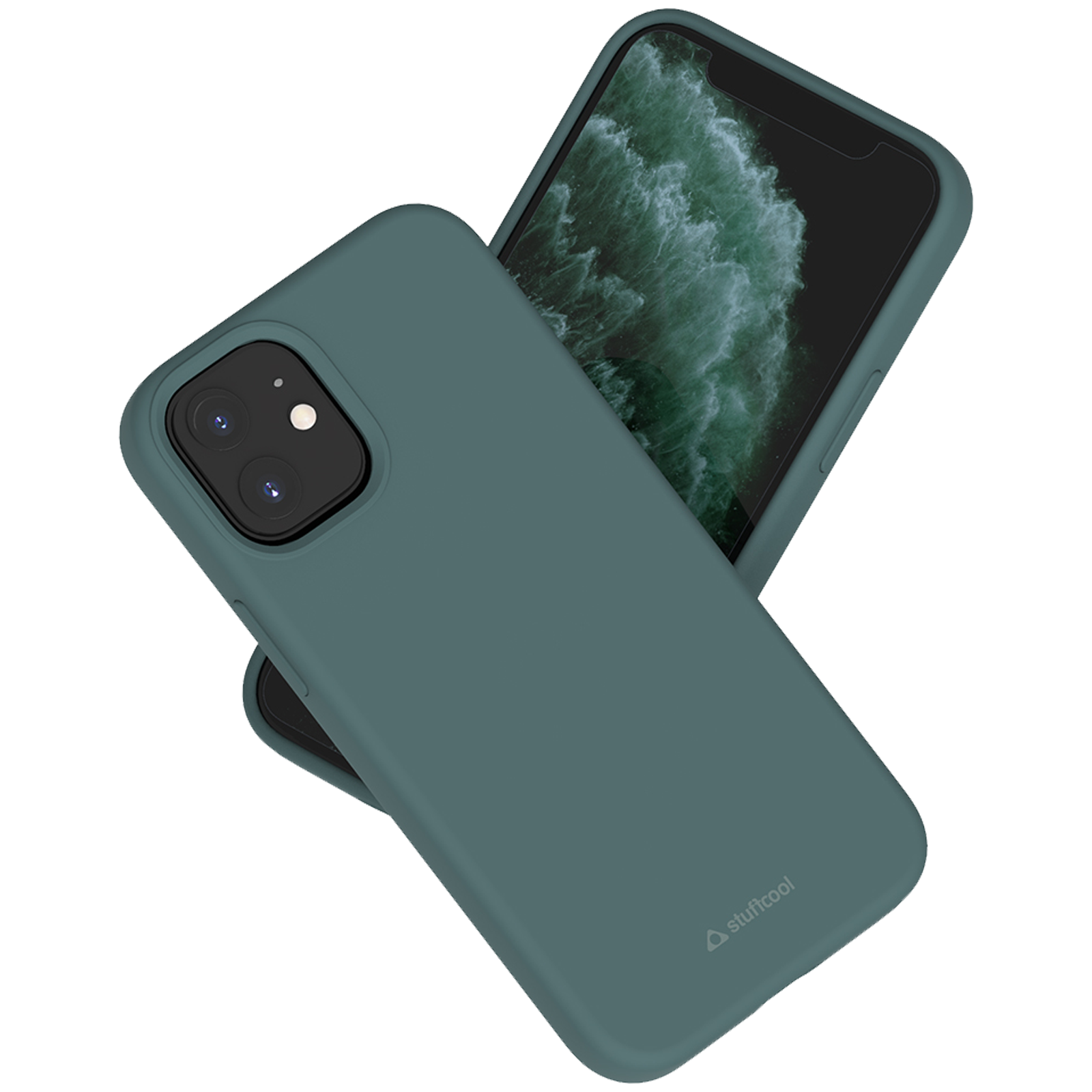 

Stuffcool Silo Soft & Smooth Back Case For iPhone 13 Pro Max (SILOIP2167P-GRN, Green), No color