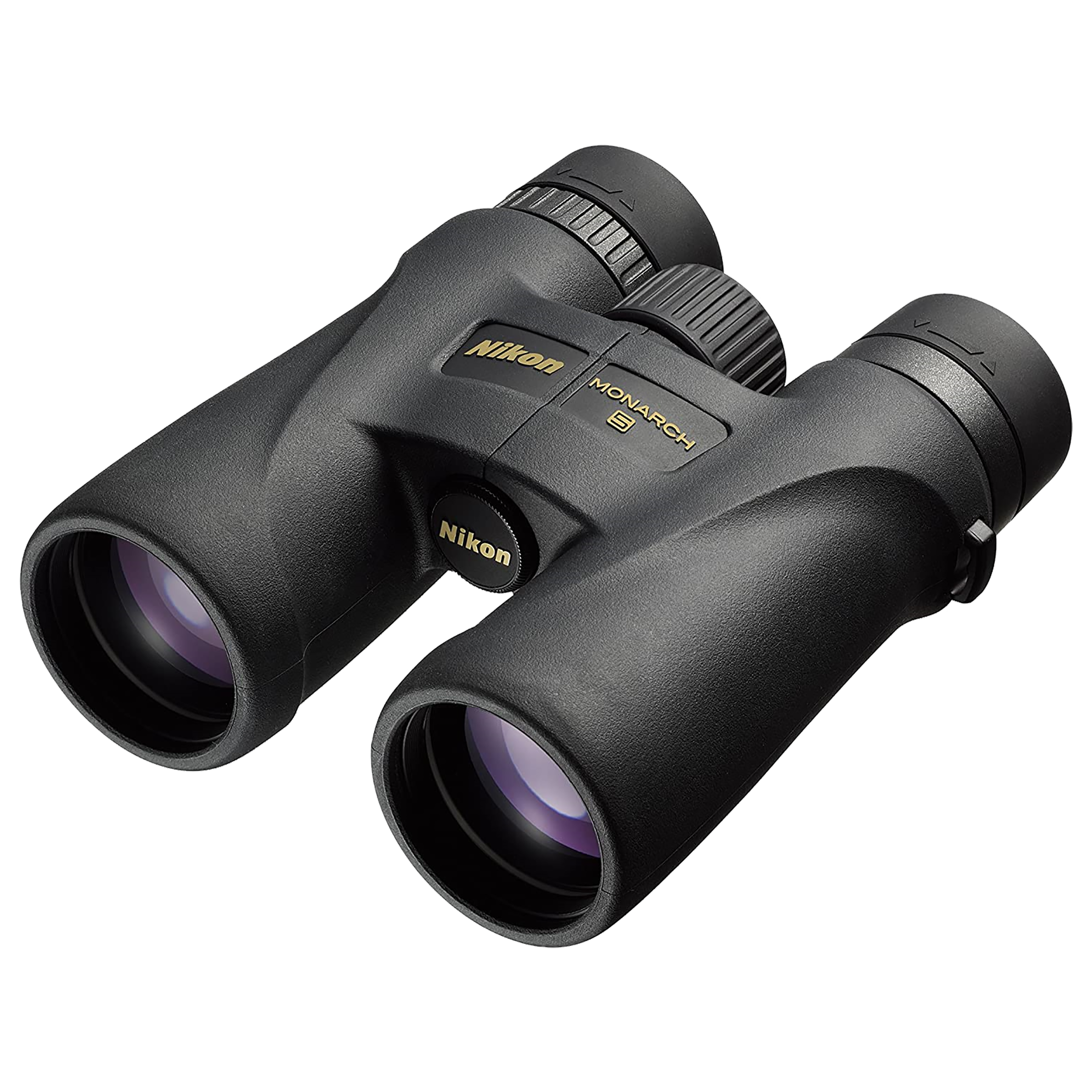 Nikon Monarch 5 10x 42mm Roof Prism Optical Binoculars (High-comfort Handling, BAA831SA, Black)_1