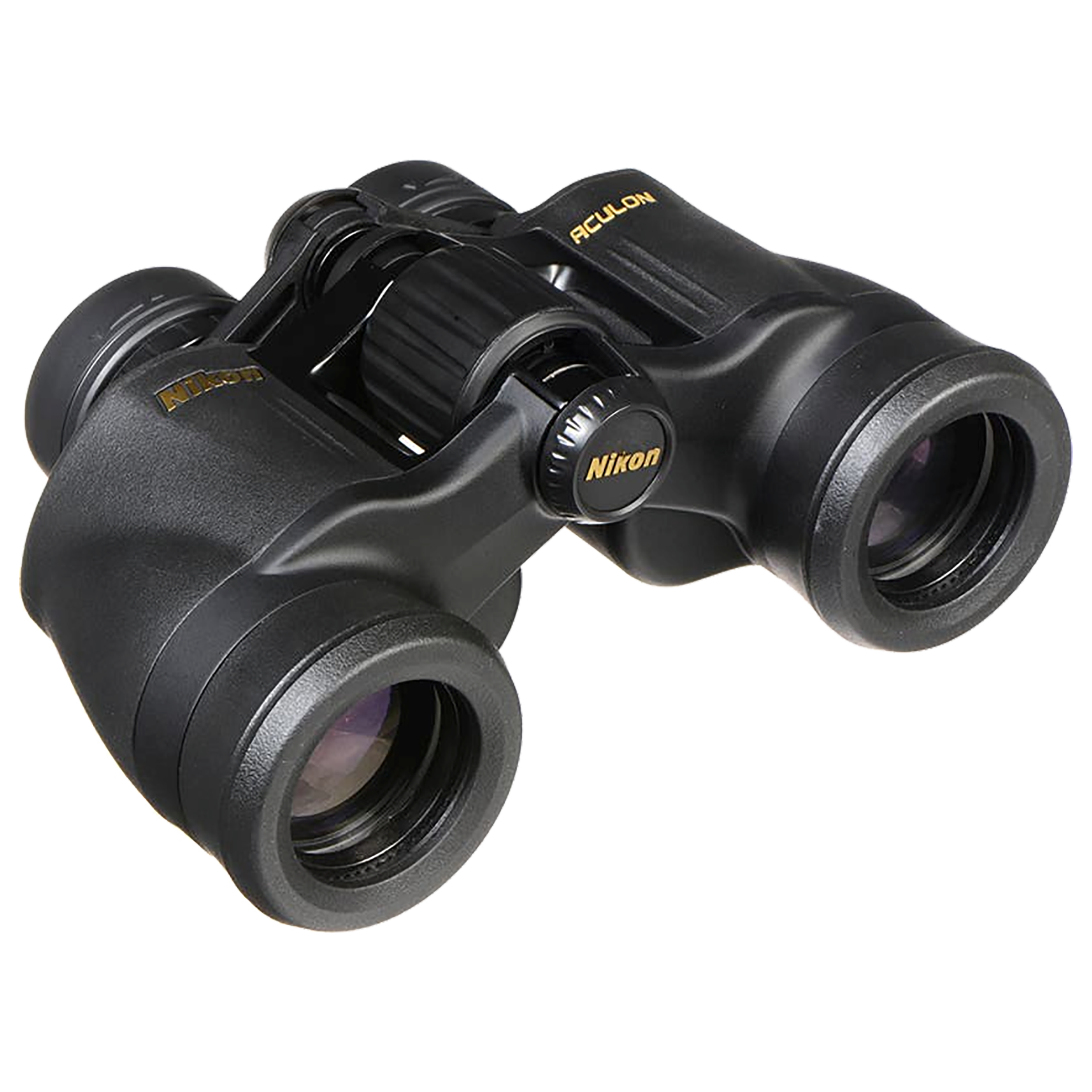 Nikon Aculon A211 7x 35mm Porro Prism Optical Binoculars (Aspherical Eyepiece Lenses, BAA810SA, Black)