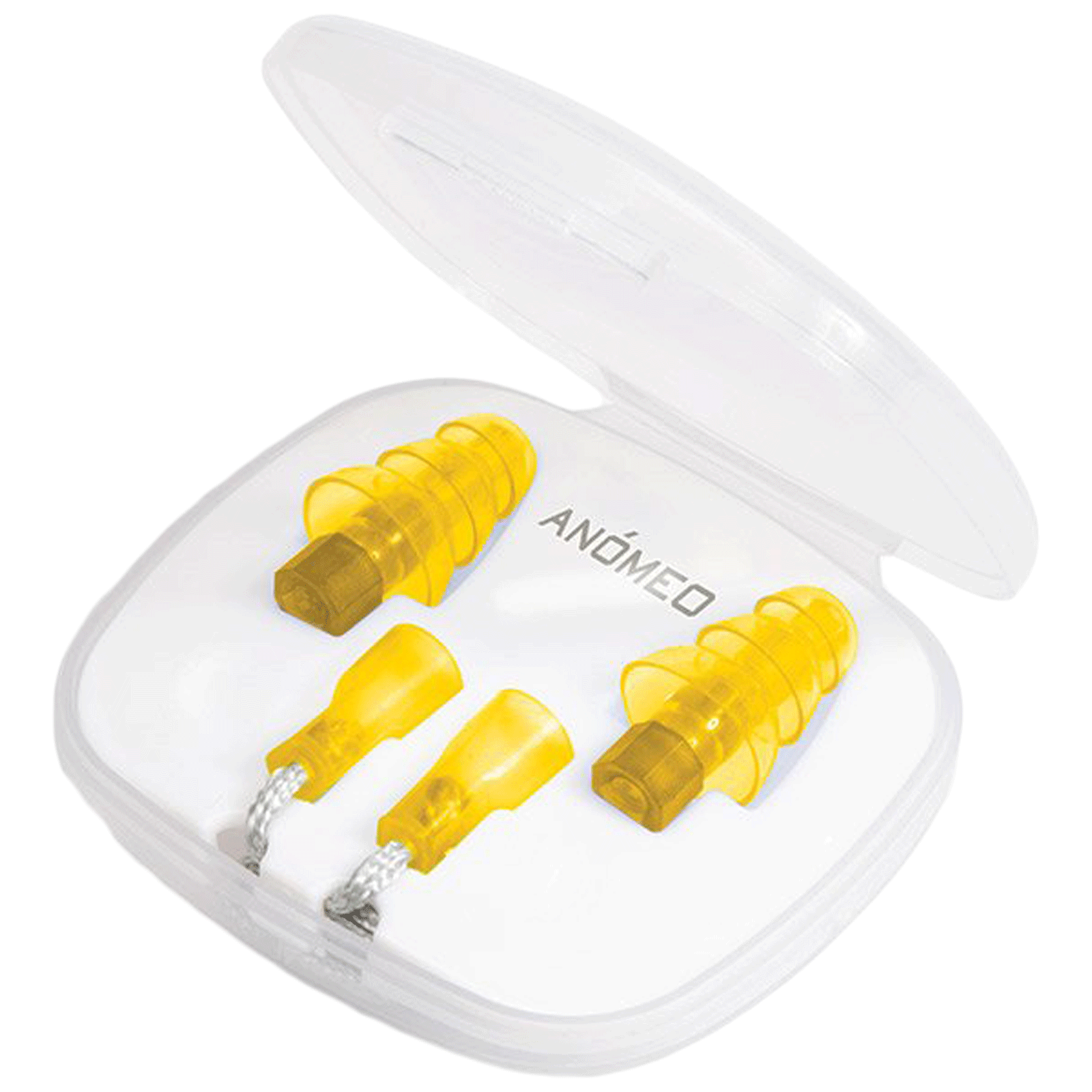 ANOMEO Professional Silicone and Polypropylene Earplugs (Cut Out Excess Sound,2427, Yellow)_1
