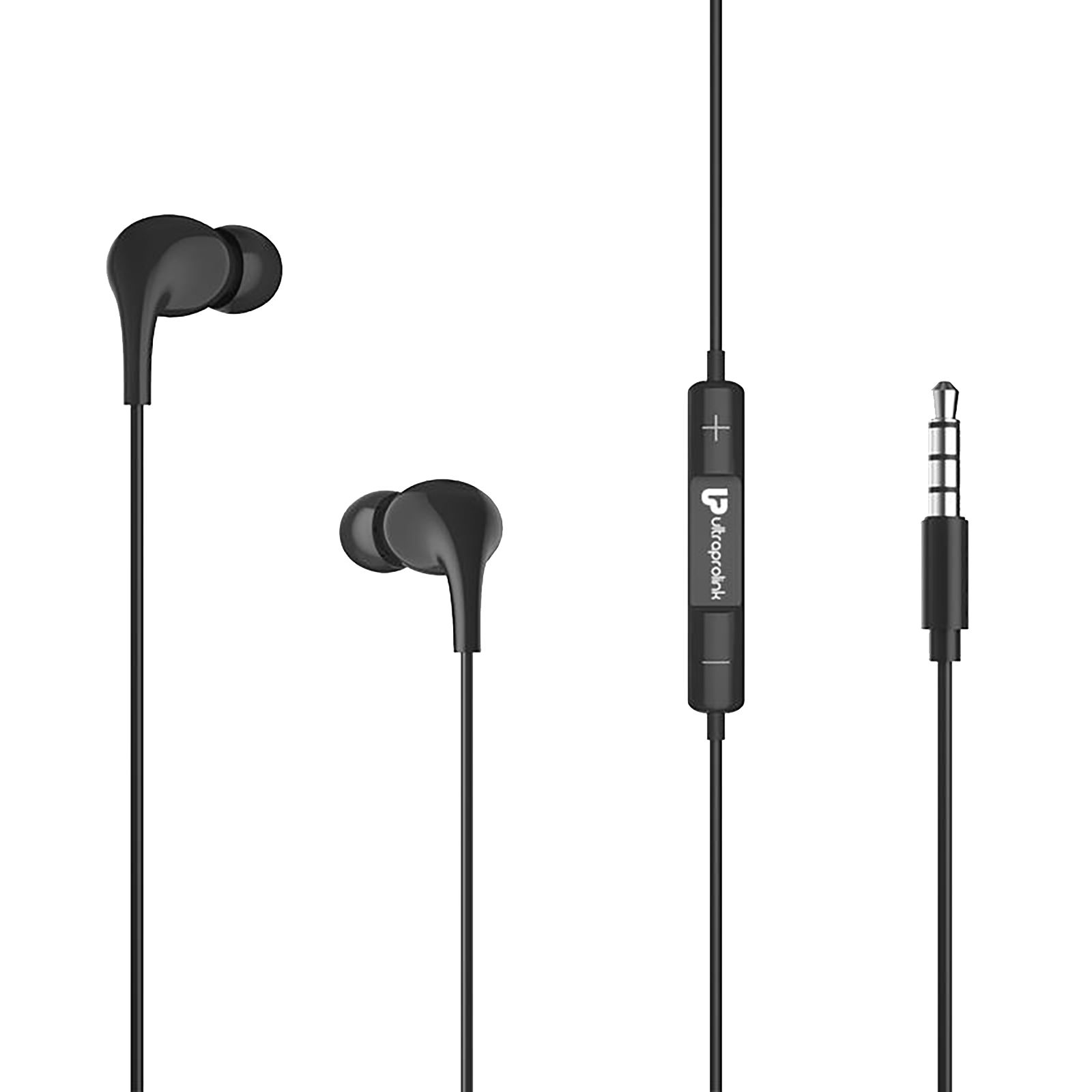 UltraProlink MoBass 1 UM1037BLK In-Ear Wired Earphone with Mic (Super Extra Bass, Black)_1