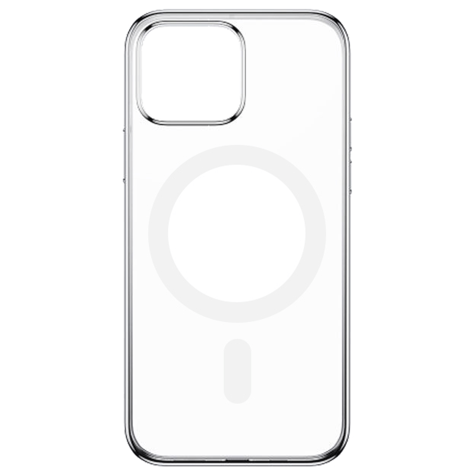 

Vaku Luxos Liquid Silicone Back Case For iPhone 13 Pro Max (Supports Magnetic Charging, VAKU-IPH13PMX-MGPC, Clear), No color