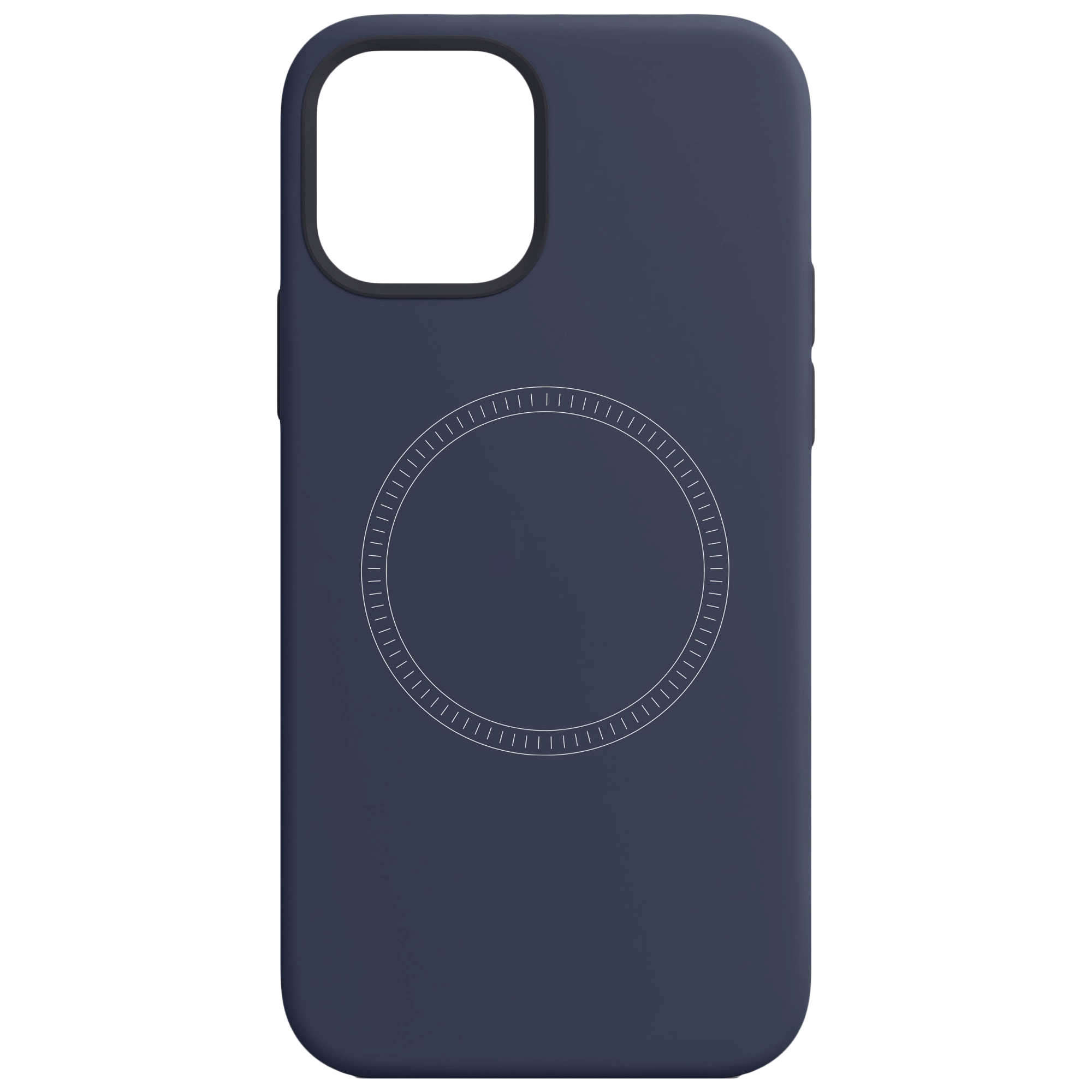 

Vaku Luxos MAGPRO Liquid Silicone Back Case For iPhone 13 Pro Max (Anti-fingerprint, IPH13PMX-MGSL, Blue), No color