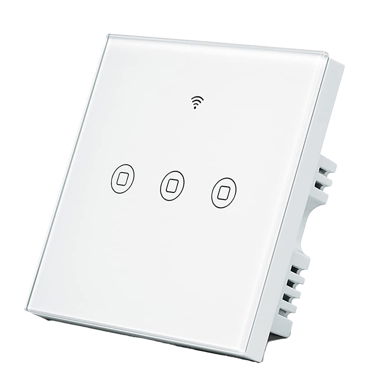 Tata Power EZ Home 10 Amps Smart Switch (3 Gang, Google and Alexa Voice Assisted, GWF-SW86-3, White)_1