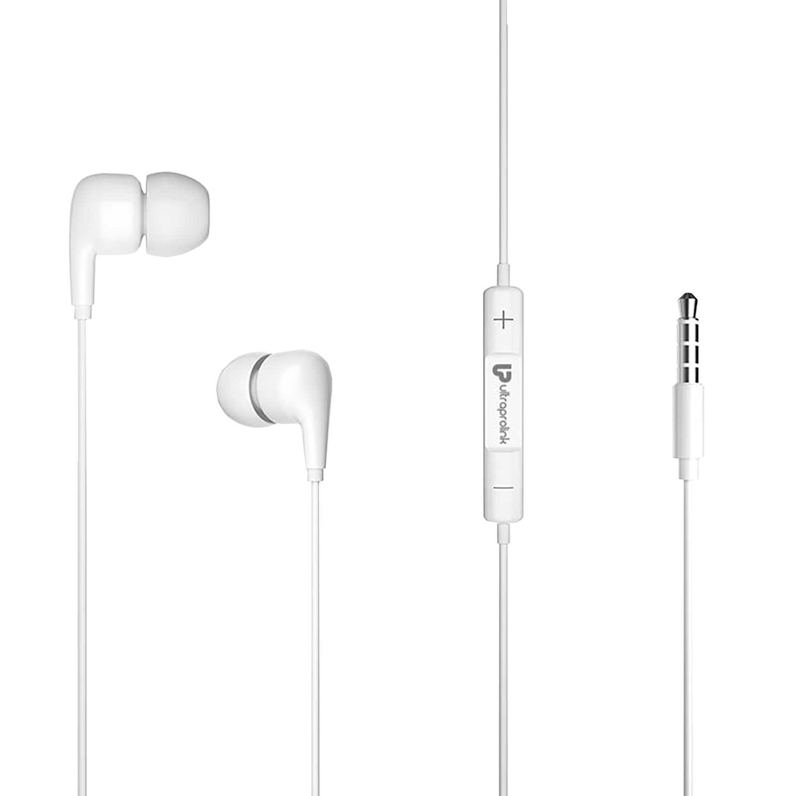 UltraProlink MoBass 3 UM1041WHT In-Ear Wired Earphone with Mic (Super Extra Bass, White)_1