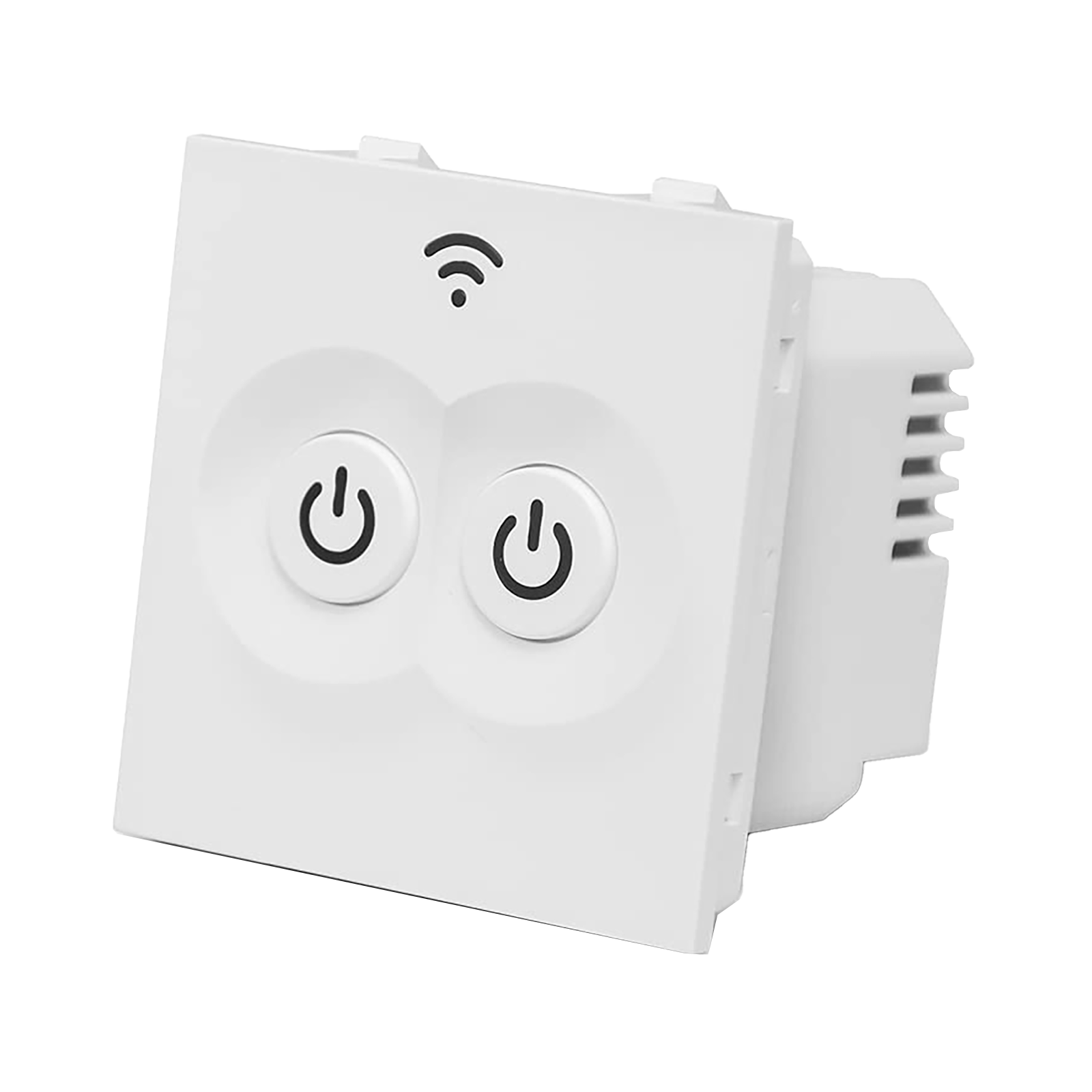 Tata Power EZ Home 5 Amps Smart Switch (2 Gang, Google and Alexa Voice Assisted, GWF-KS001-2, White)