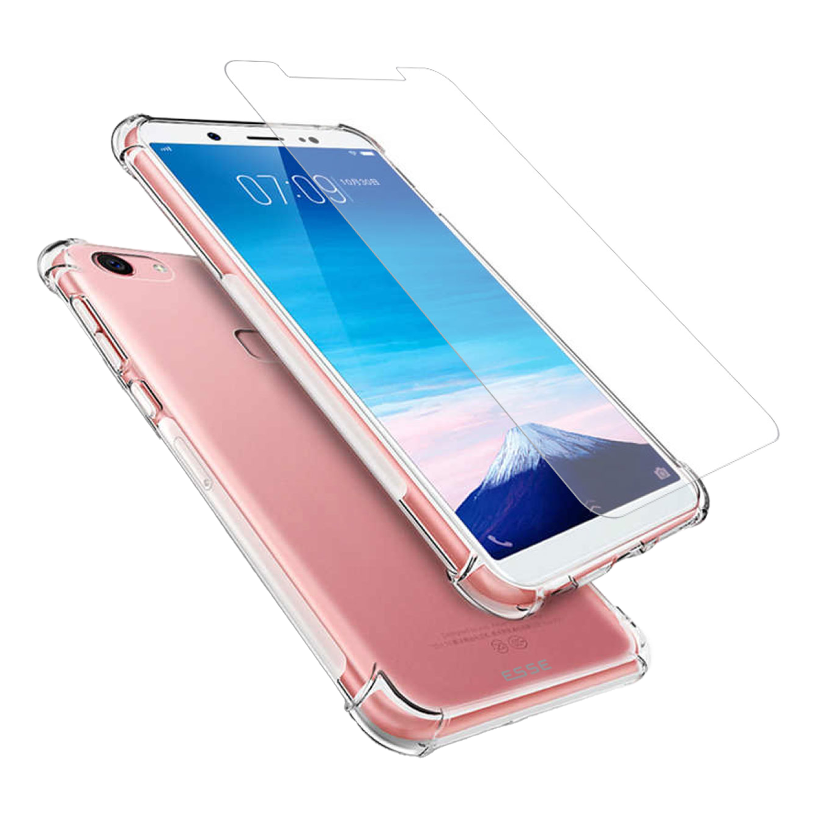 

ESSE TPU Back Case and Screen Protector Bundle For Vivo Y75 (Drop Protection, ECD-DTVY751192IN, Clear), No color