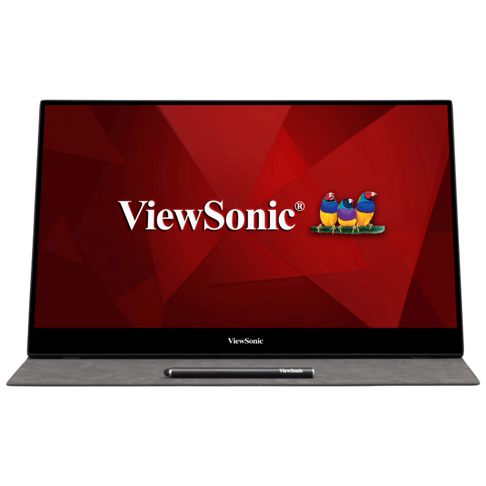 ViewSonic 39.62cm (15.6 Inches) Full HD Flat Panel Monitor (Pivot-able Display, HDMI, 60Hz, TD1655, Black)_1