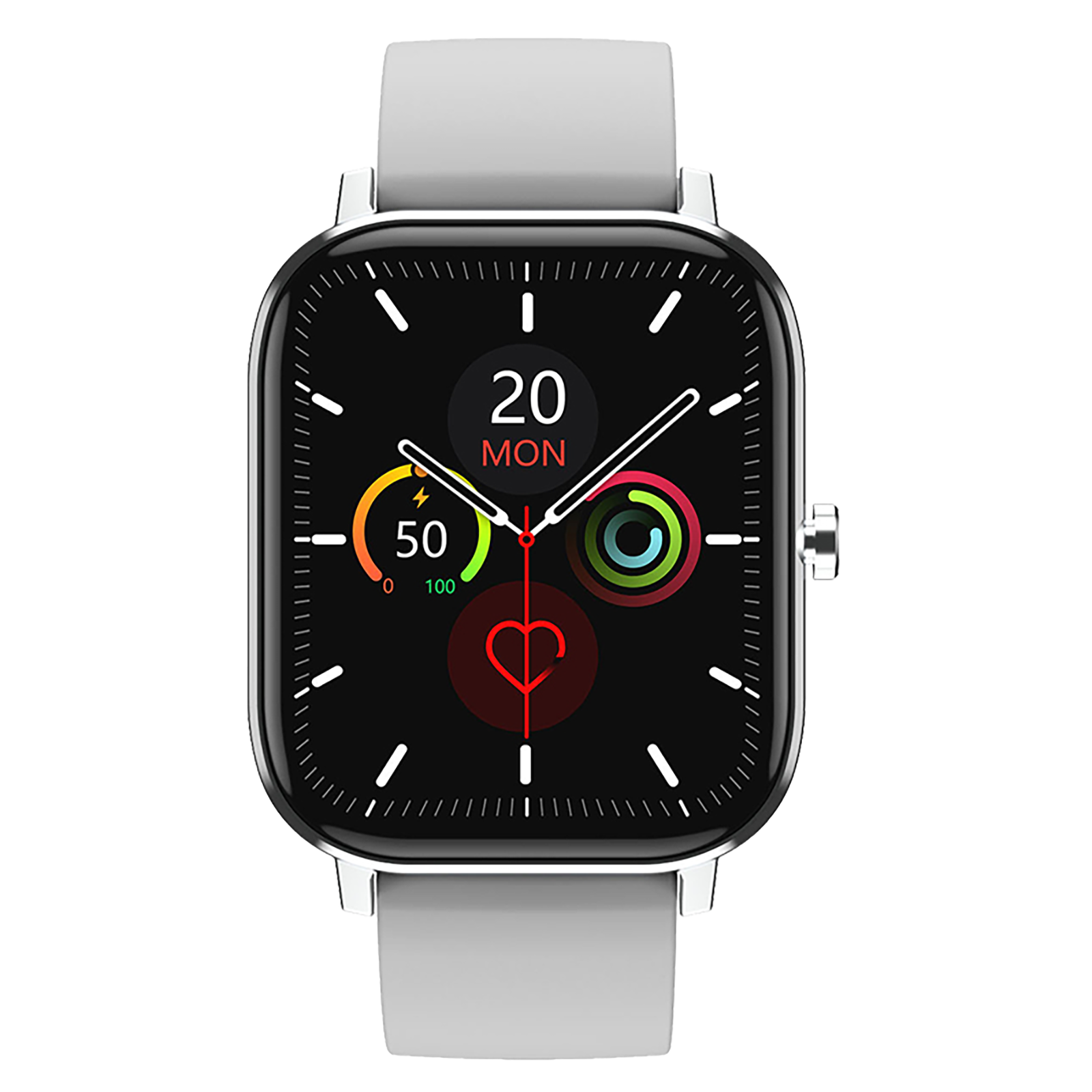 Inbase Urban Lyf Smart Watch (Bluetooth 4.0, 44.45 mm) (ECG & SPO2 Monitor, IB-933, Grey)_1