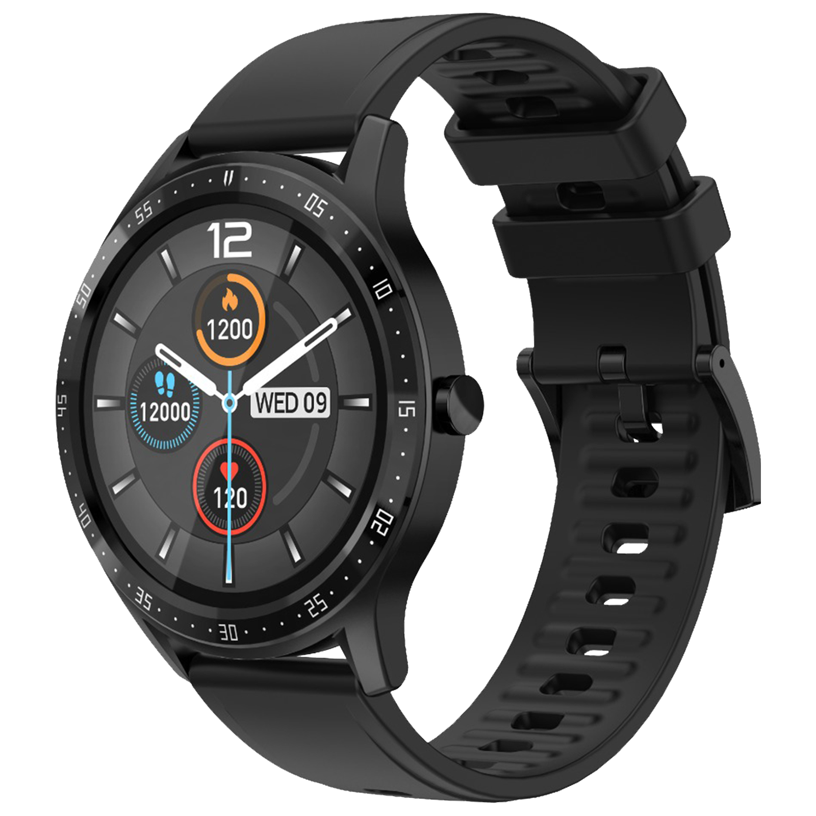 fire-boltt - Fire Boltt 360 Smart Watch (Full Touch 3.3 cm (1.3 inch), 33mm) (SPO2, 03BSWAAY#1, Black, TPU)