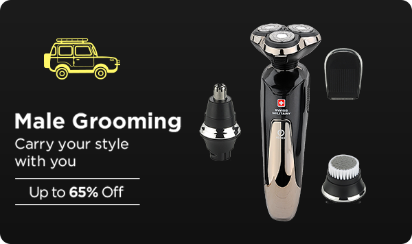 Male Grooming Upto 65% off