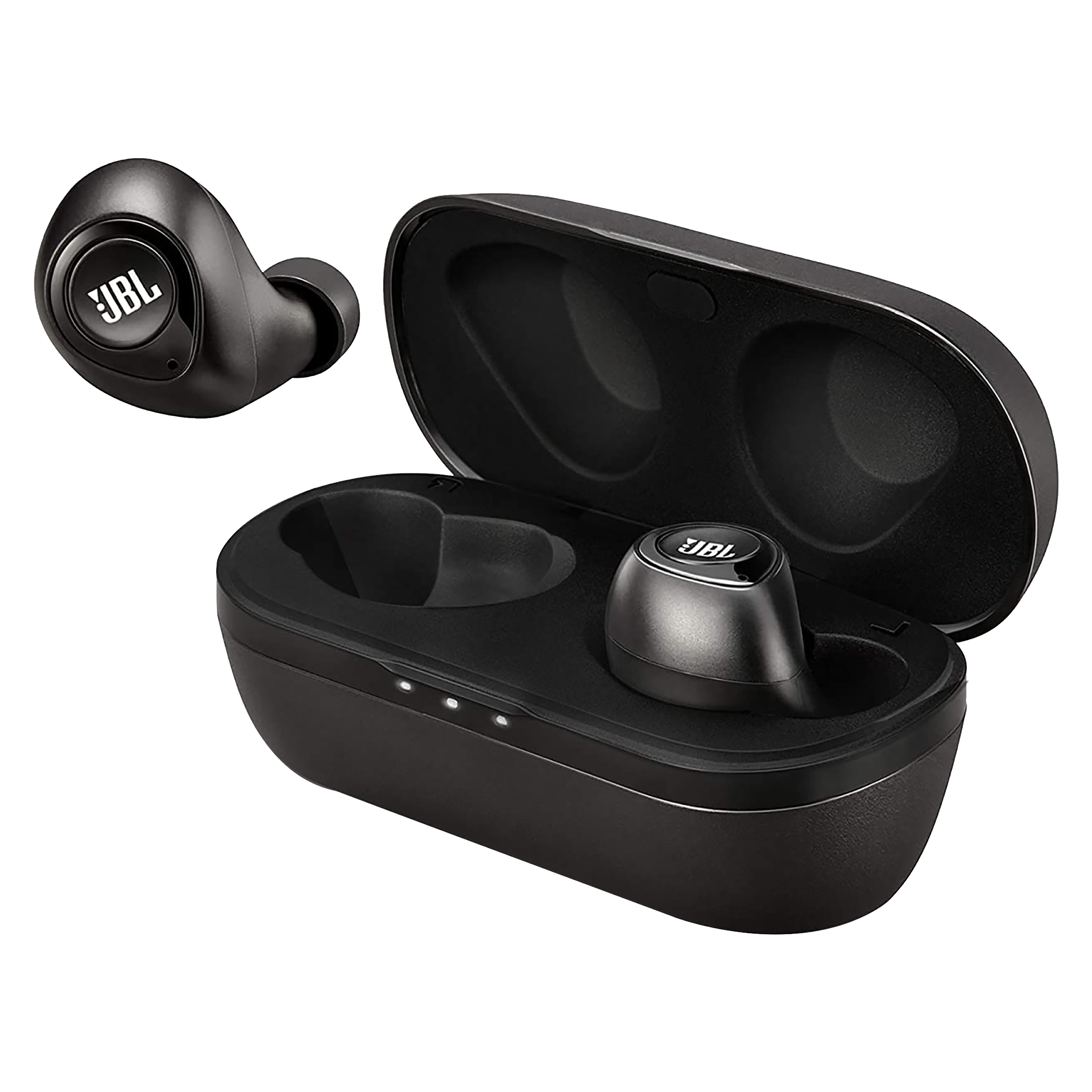 JBL C105TWS In-Ear Truly Wireless Earbuds with Mic (Bluetooth 5.0, JBL Pure Bass Sound, JBLC105TWSBLK, Black)_1
