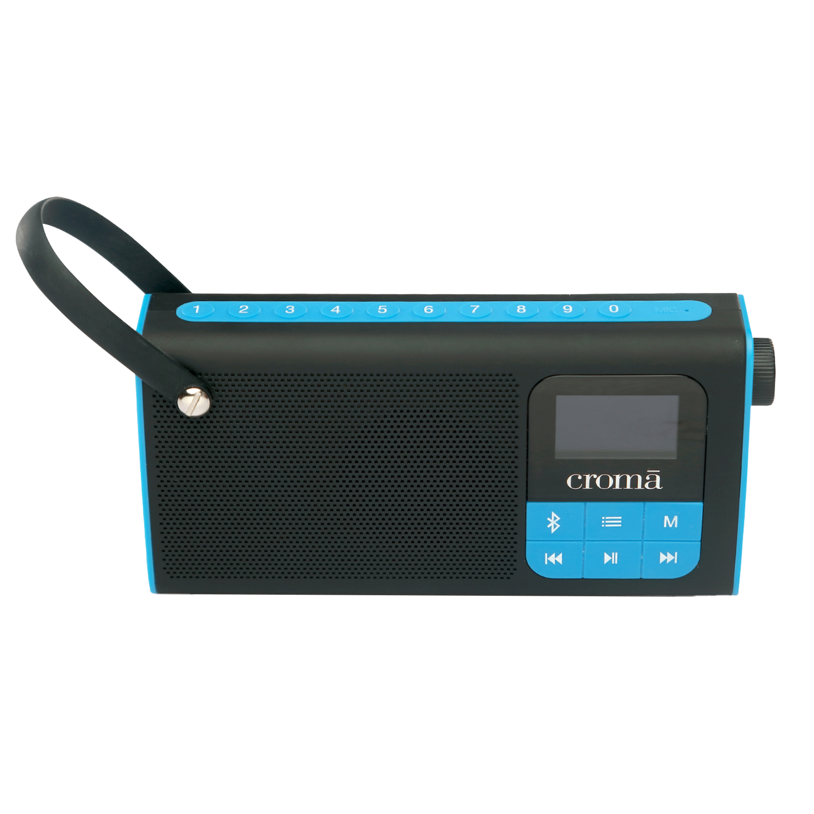 Croma Transistor 3 Watts Portable Bluetooth Speaker (12 Months Warranty, CRER2096, Blue)_1
