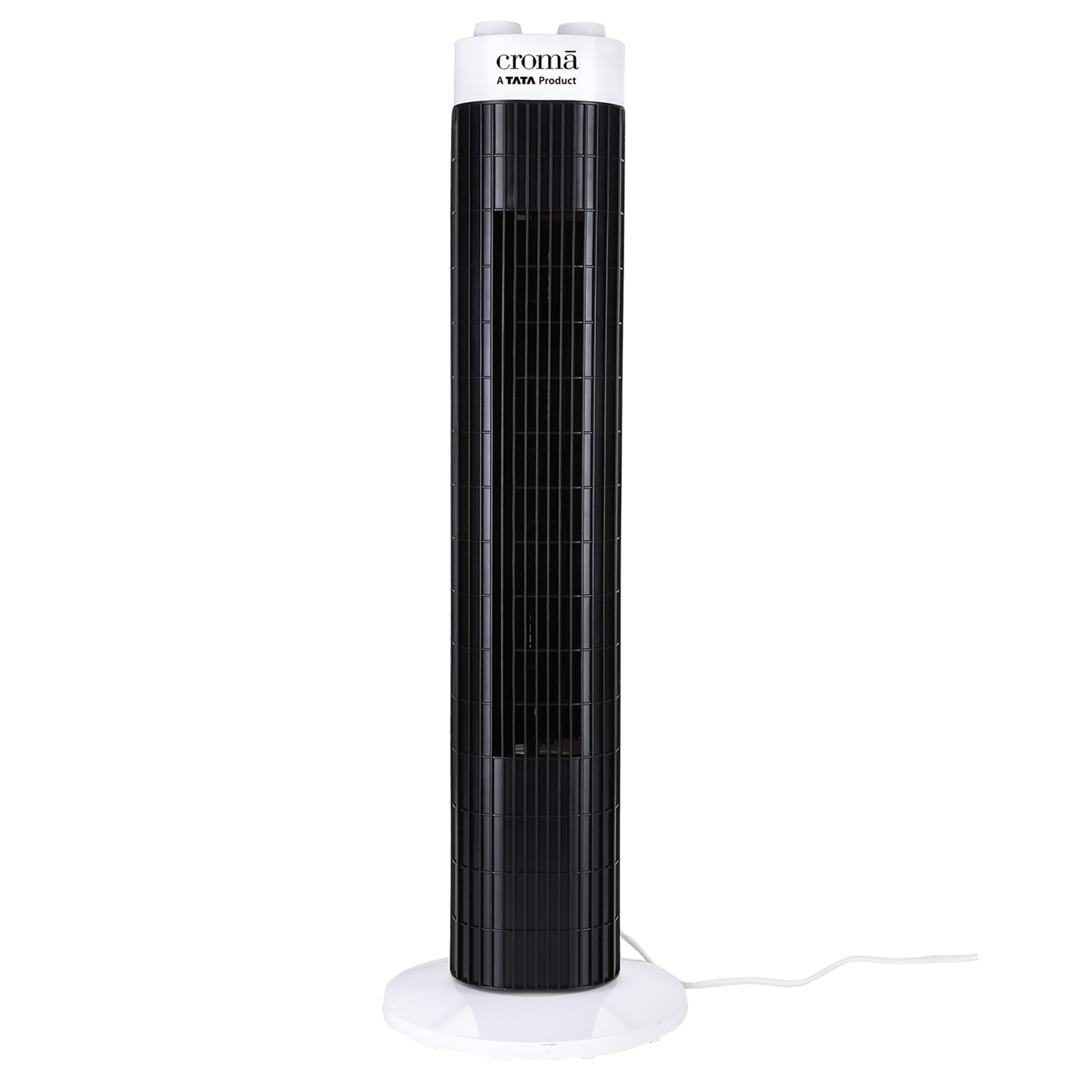 Croma Floor Standing Tower Fan (CRAF0028, White & Black)_1