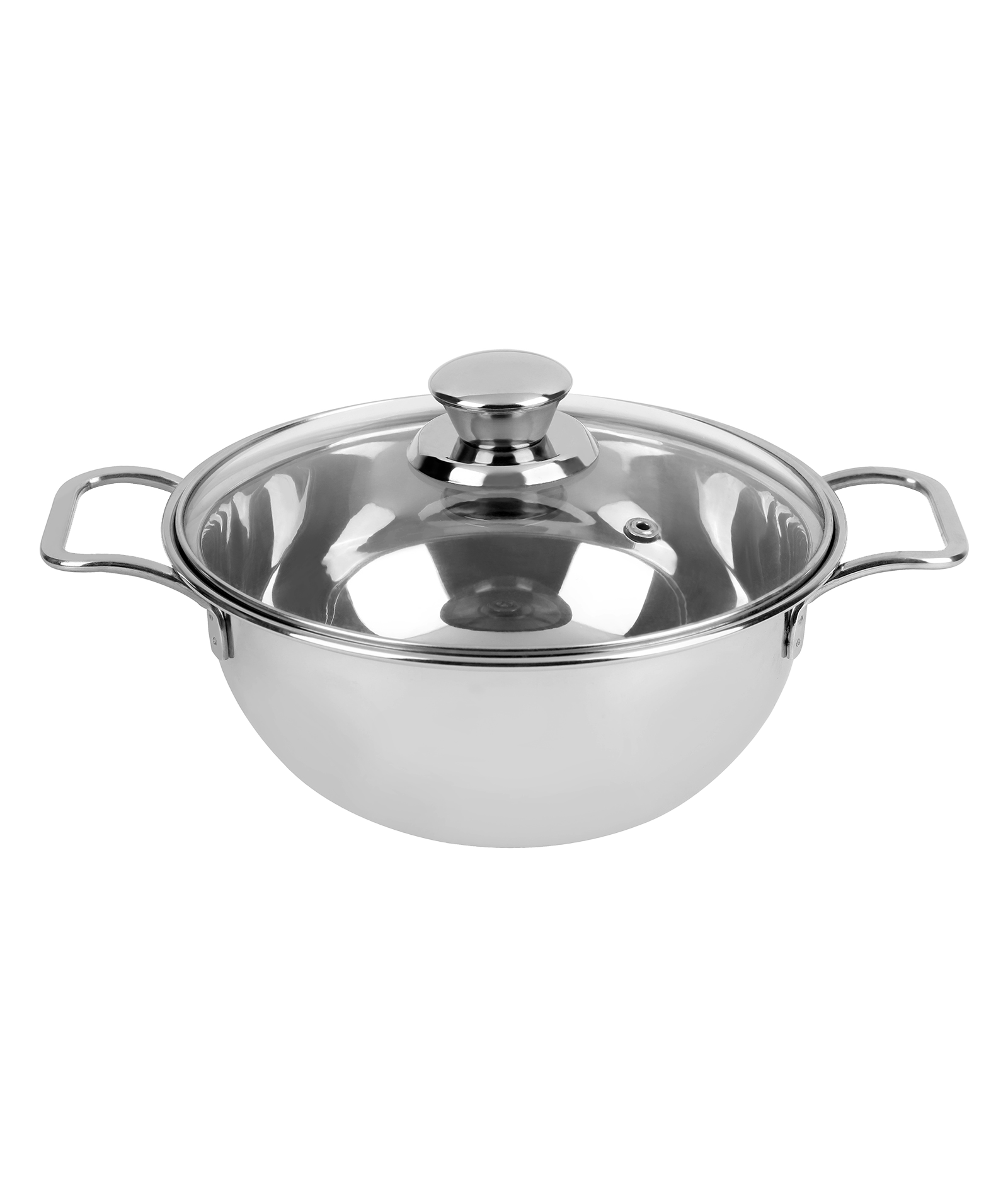 Vinod Omega Stainless Steel Serving Bowl (KSB16, Silver)_1