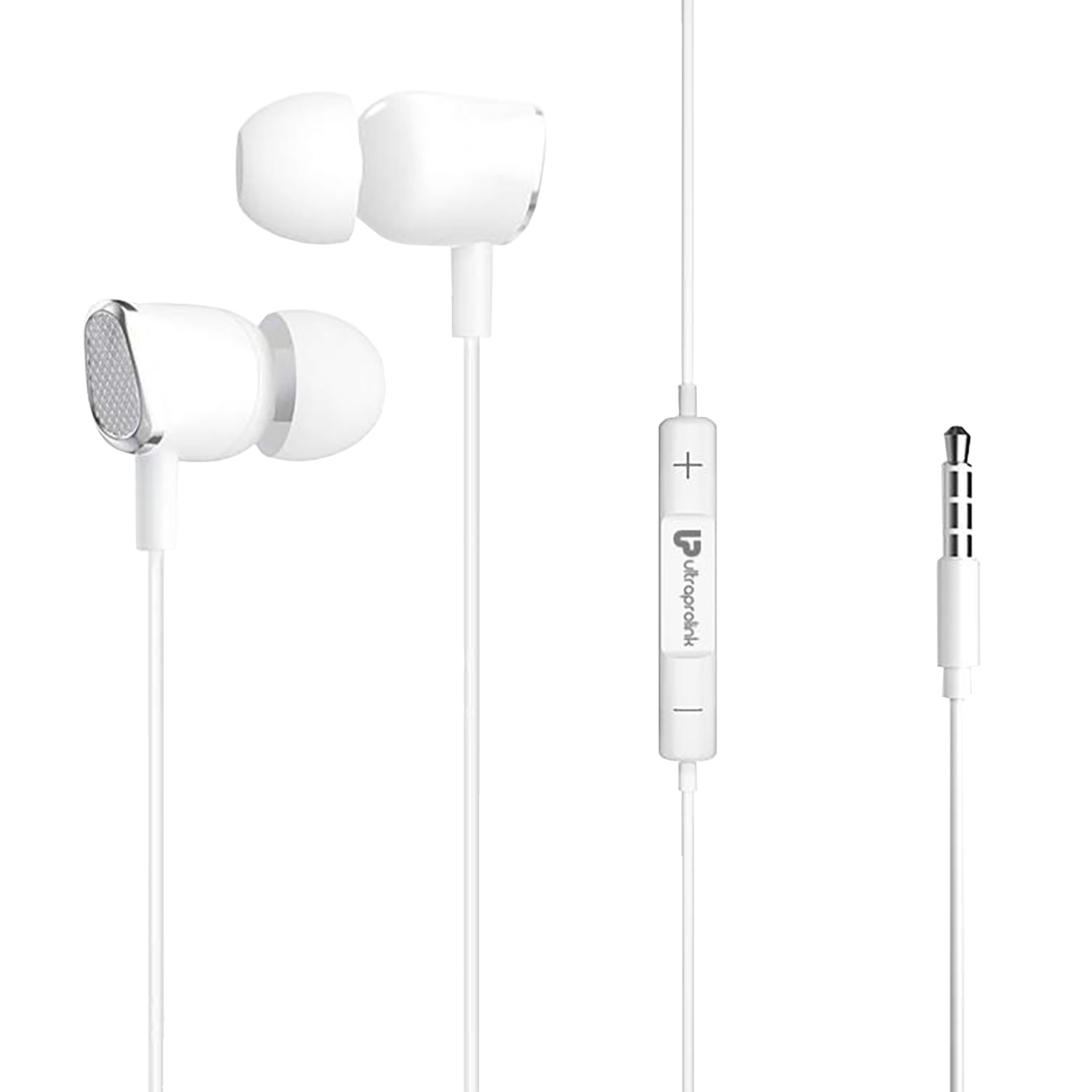 UltraProlink MoBass 2 UM1038WHT In-Ear Wired Earphone with Mic (Super Extra Bass, White)_1