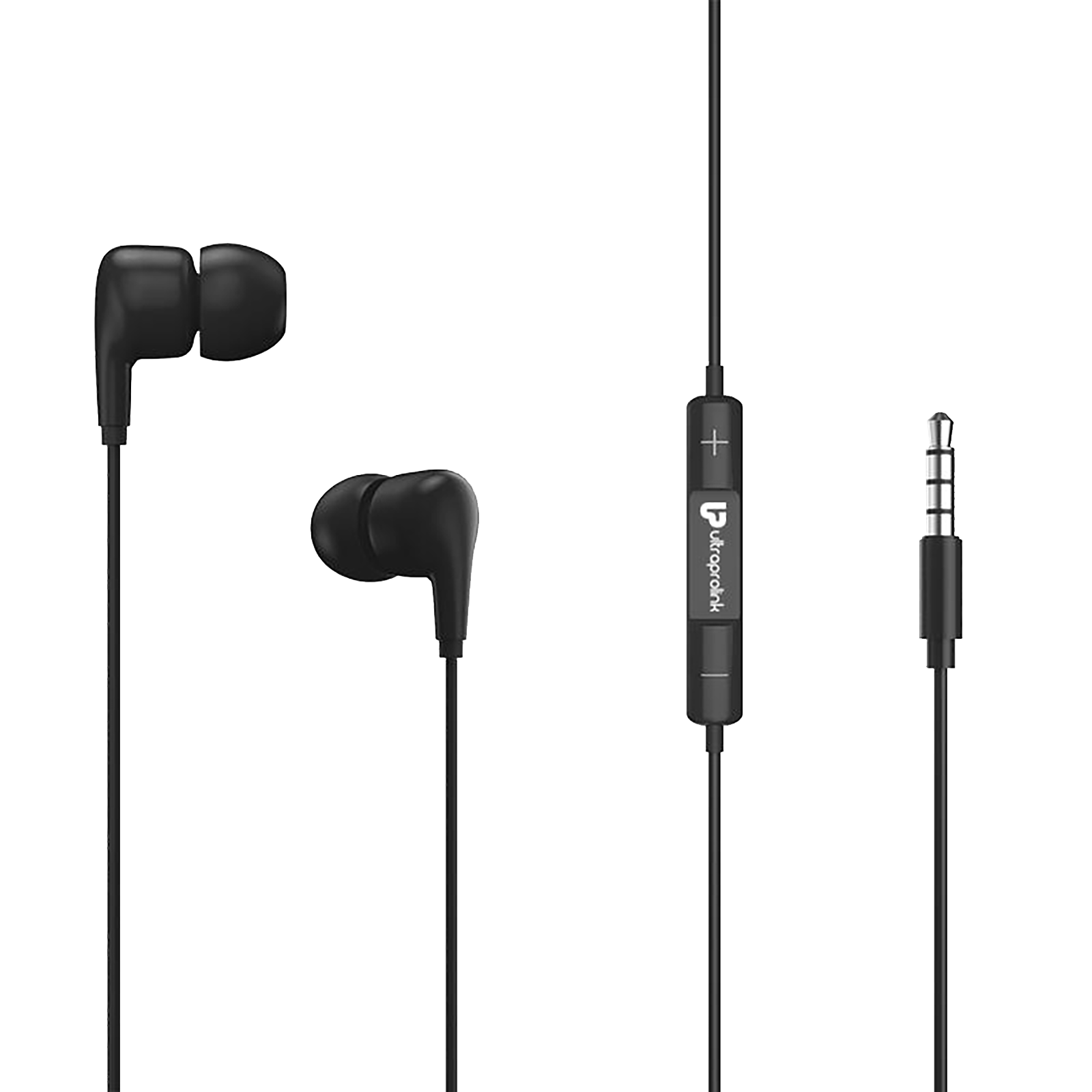 UltraProlink MoBass 3 UM1041BLK In-Ear Wired Earphone with Mic (Super Extra Bass, Black)_1