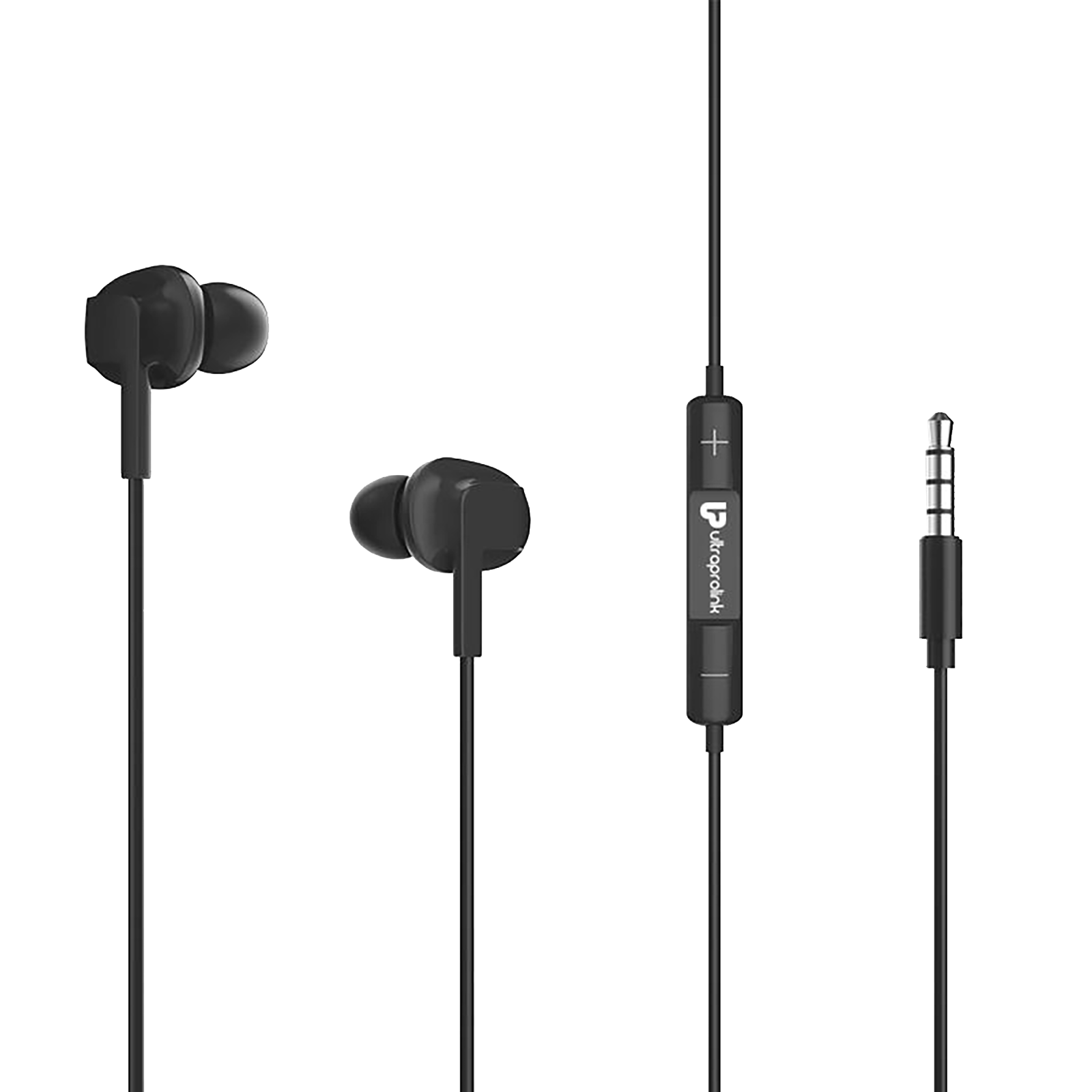 UltraProlink MoBass 4 UM1042BLK In-Ear Wired Earphone with Mic (Super Extra Bass, Black)_1