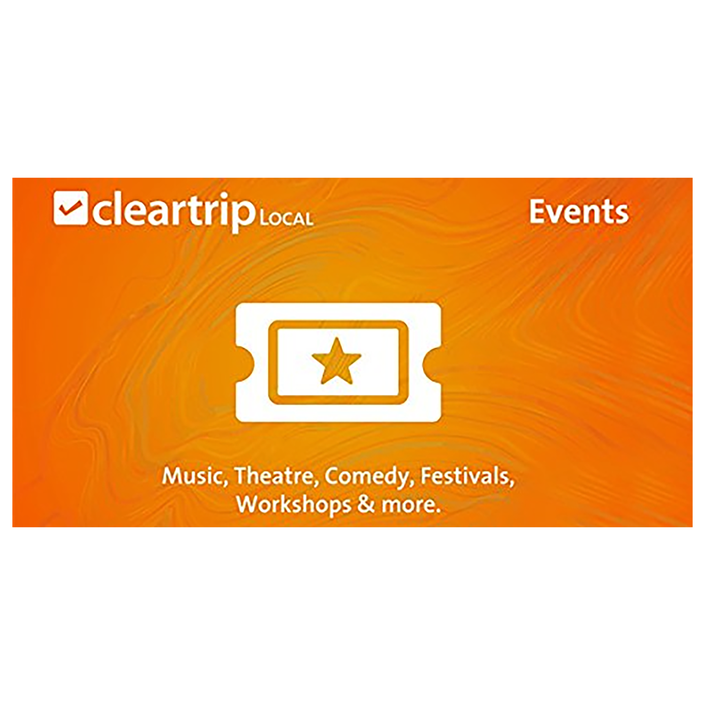 

Cleartrip Local Events Gift Card (6 Months, Instant Delivery), Not applicable