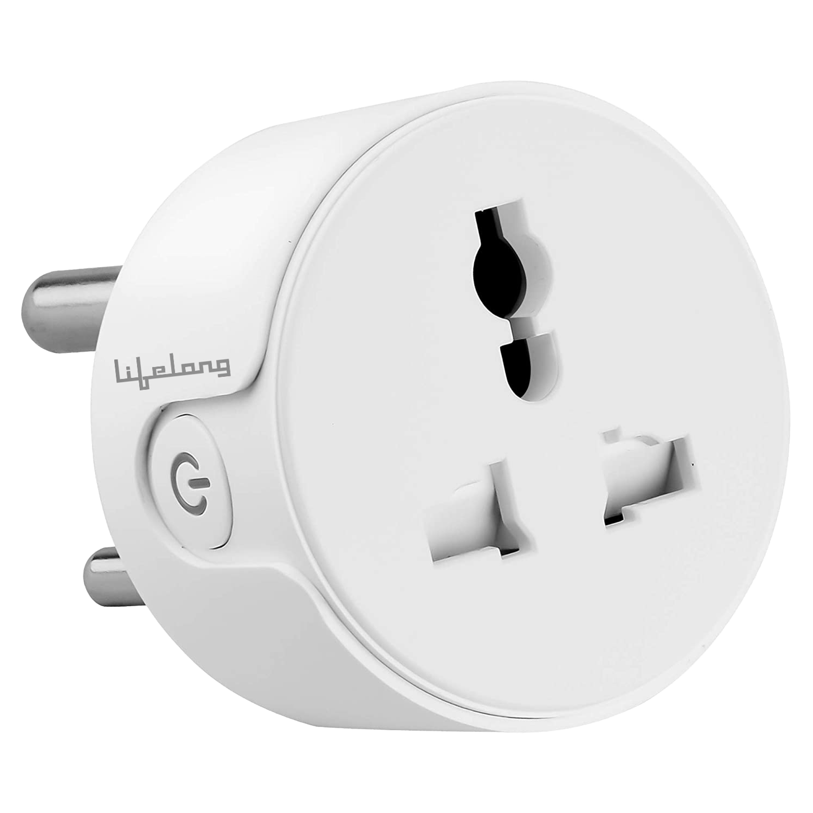 Lifelong Alexa and Google Assistant Supported Smart Plug For Home Appliances (Flame Retardant Materials, LLSP10A, White)_1
