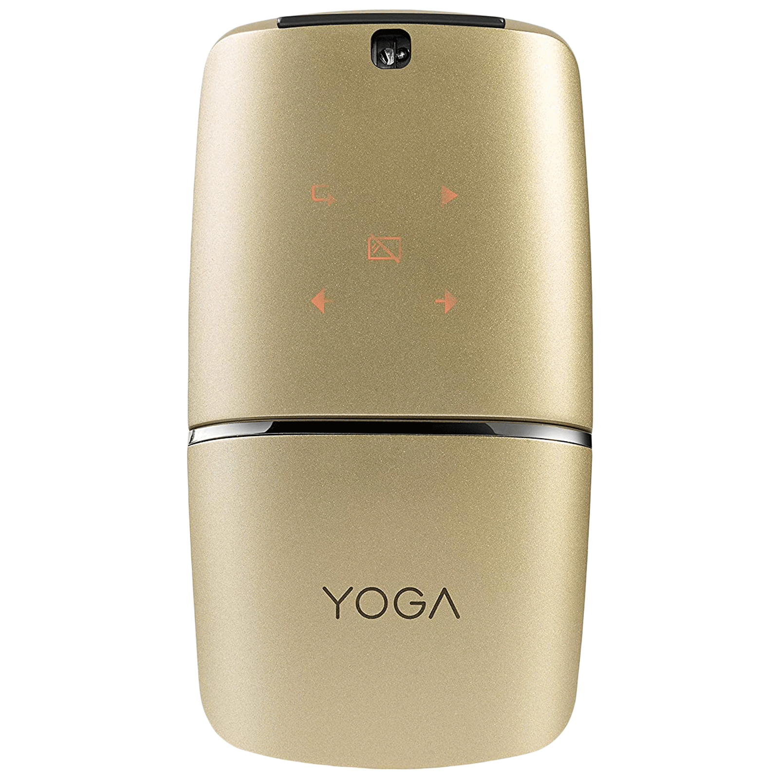 

Lenovo Yoga Wireless Optical Mouse (Twist Hinge, GX30K69567, Gold), No color